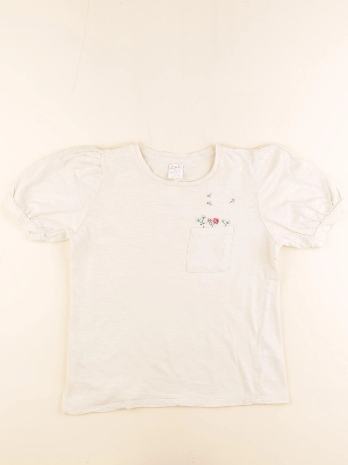Little Karl Marc John - tee-shirt beige - 12 ans