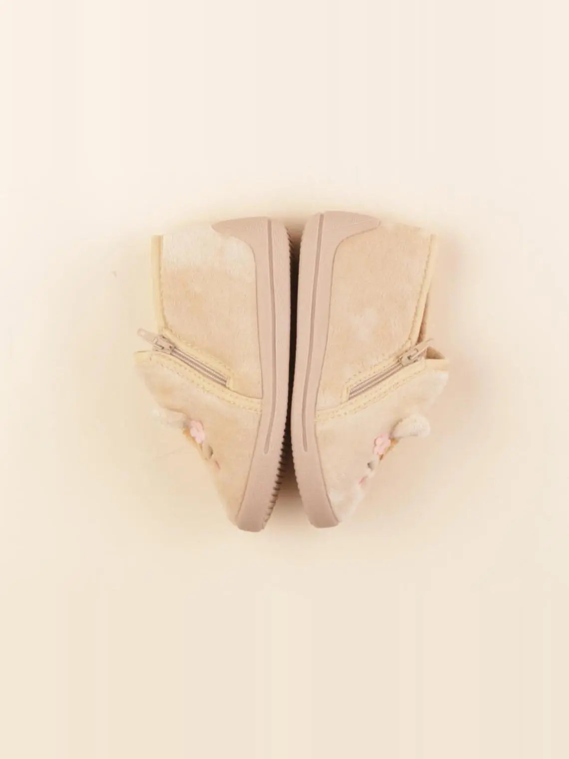 Vertbaudet - chaussons beige - pointure 23