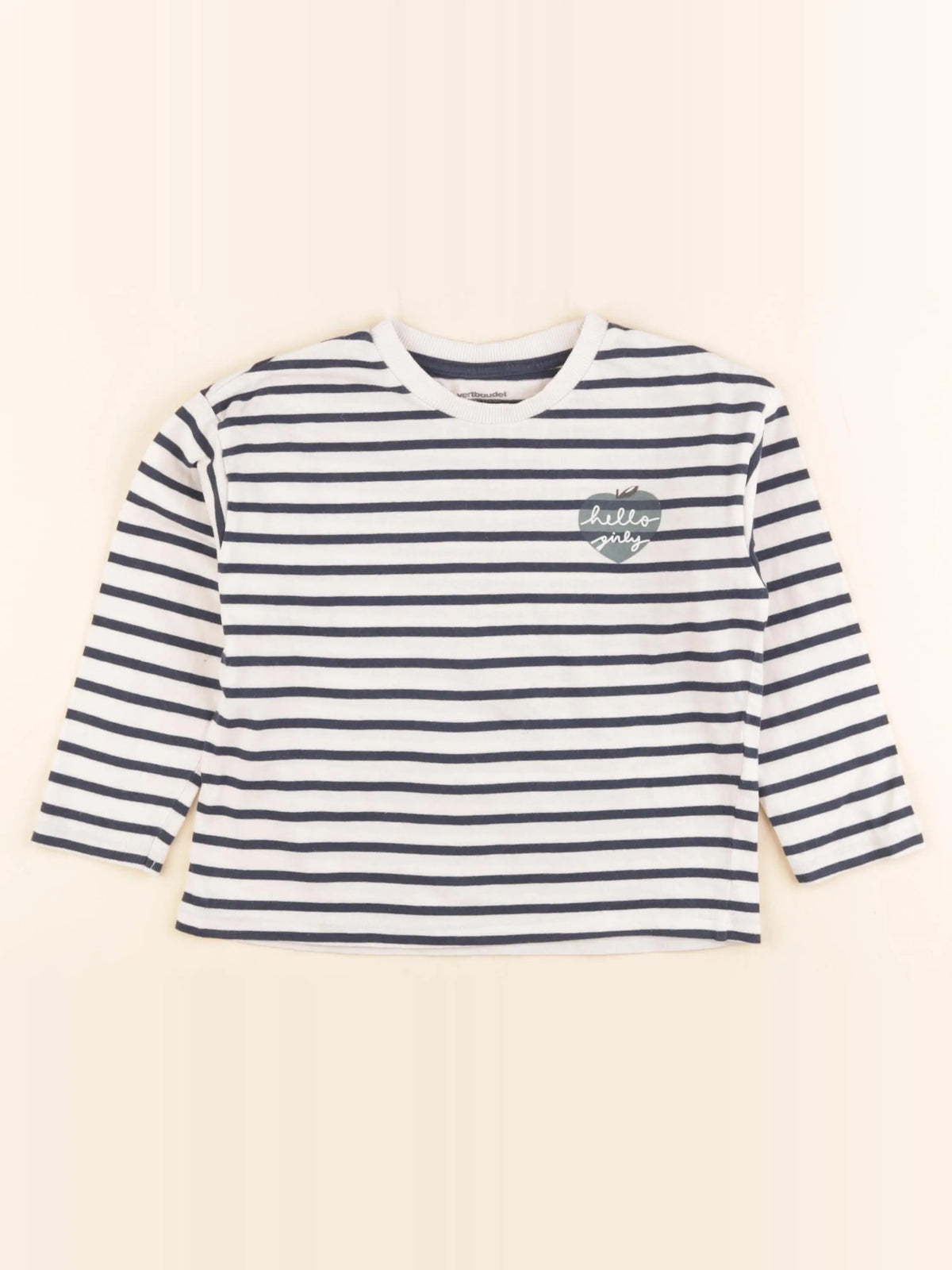 Vertbaudet - tee-shirt bleu - 5 ans
