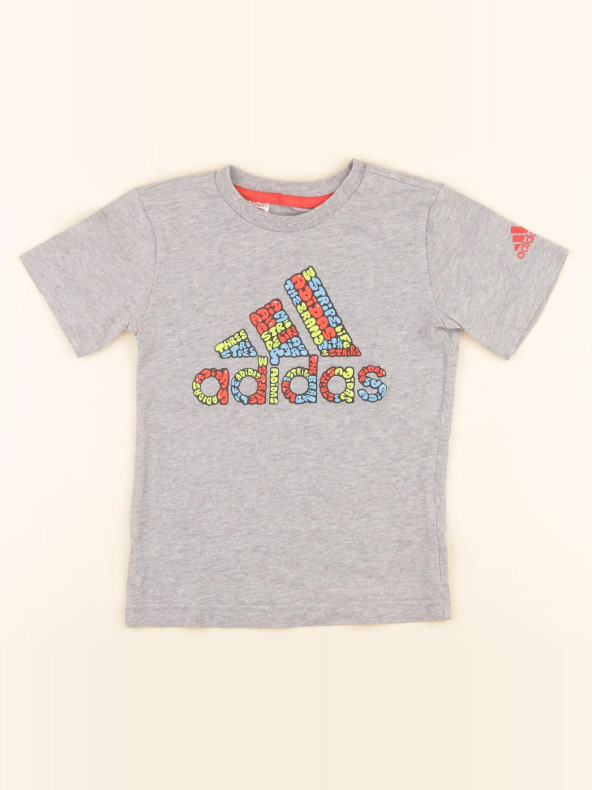 Adidas - tee-shirt gris - 18/24 mois