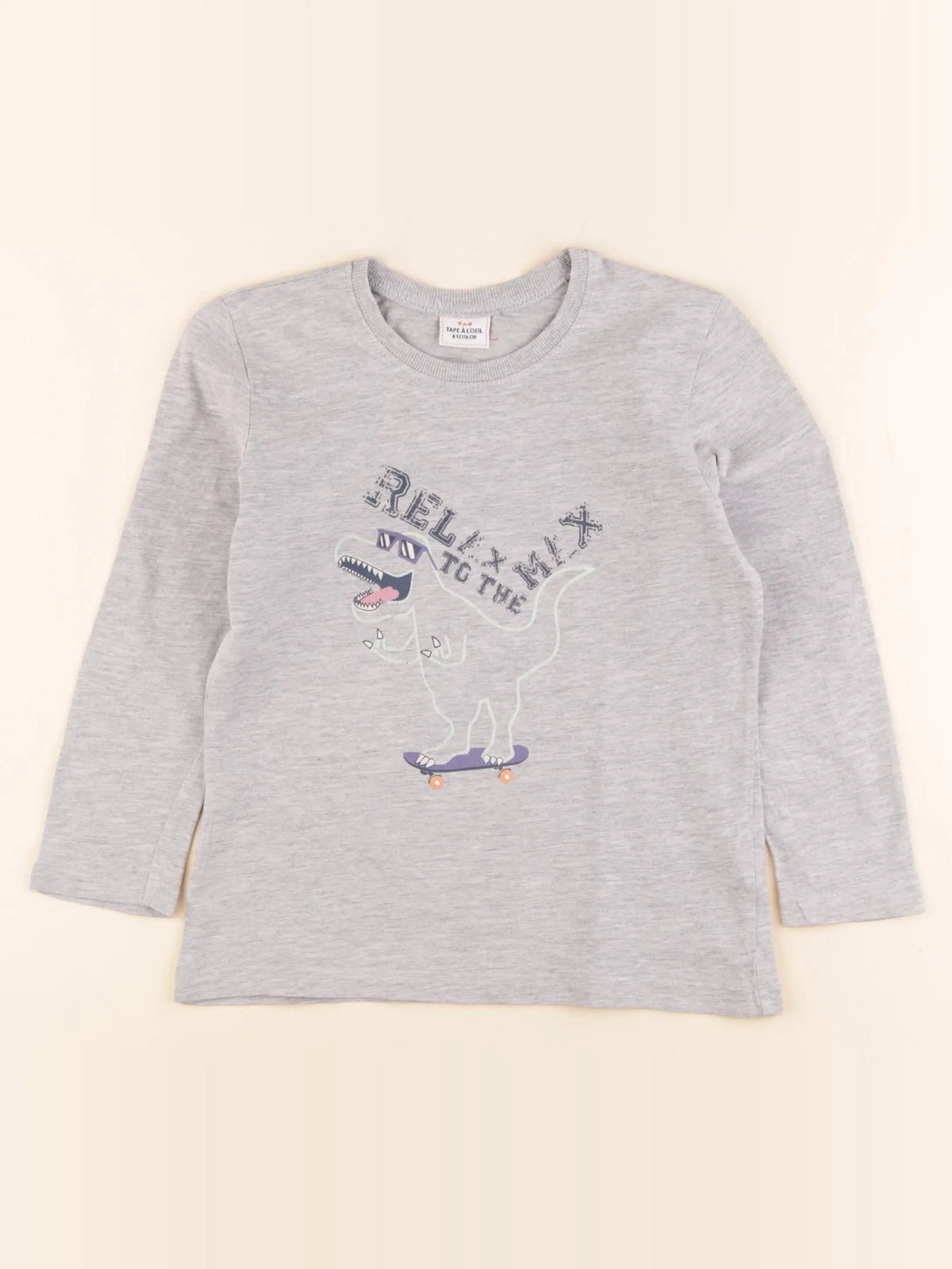 Tape à l'oeil - tee-shirt gris - 6 ans