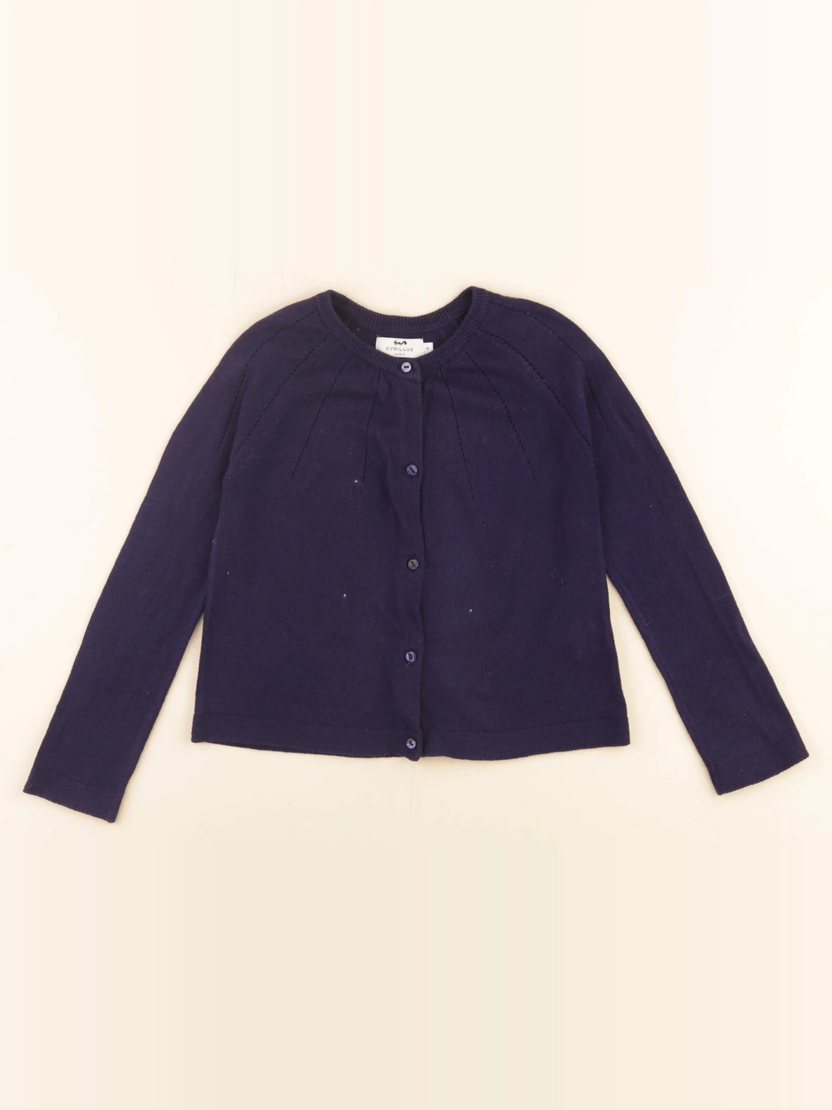 Cyrillus - gilet bleu - 6 ans