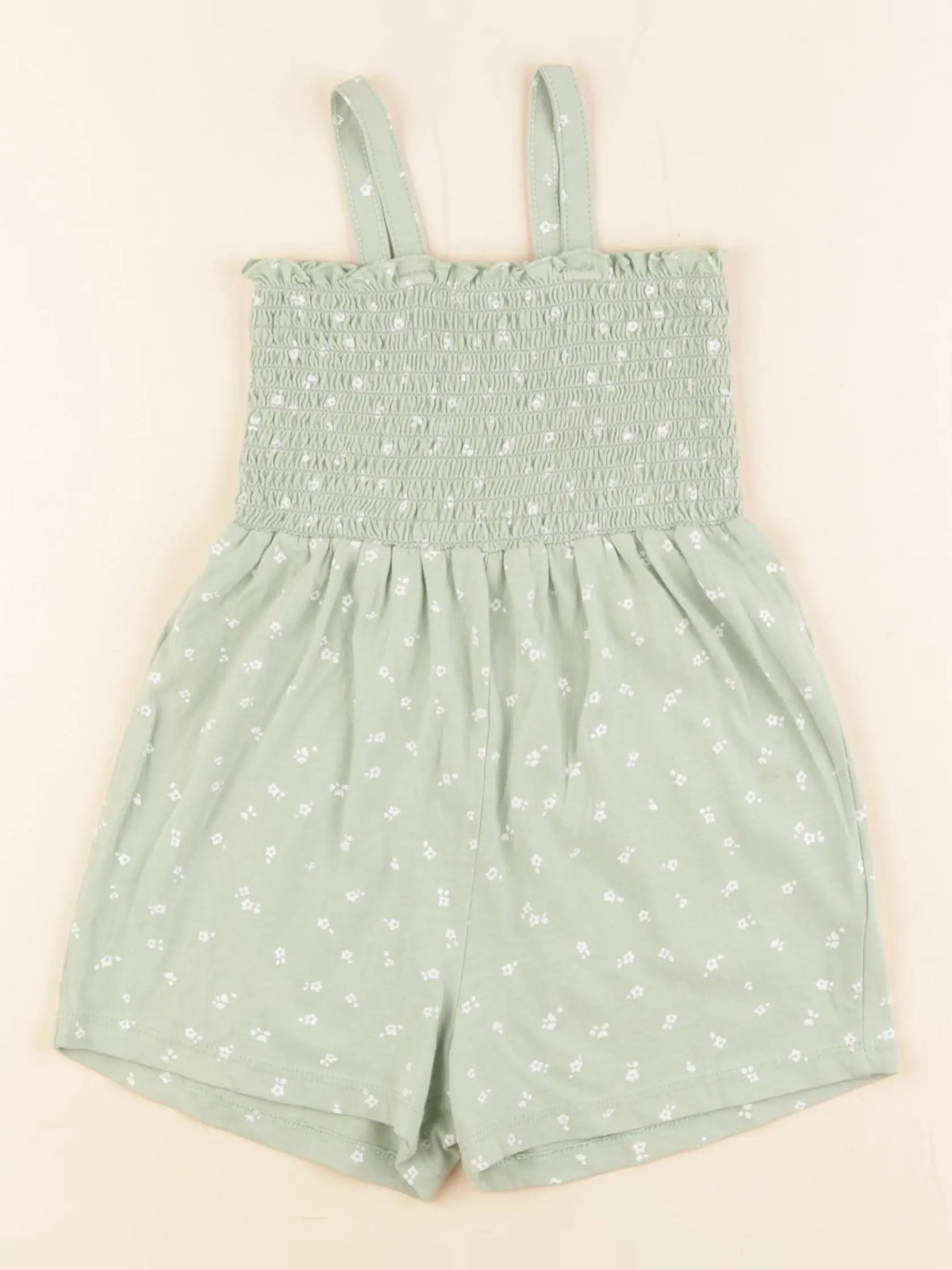 H&M - combinaison vert - 12/18 mois