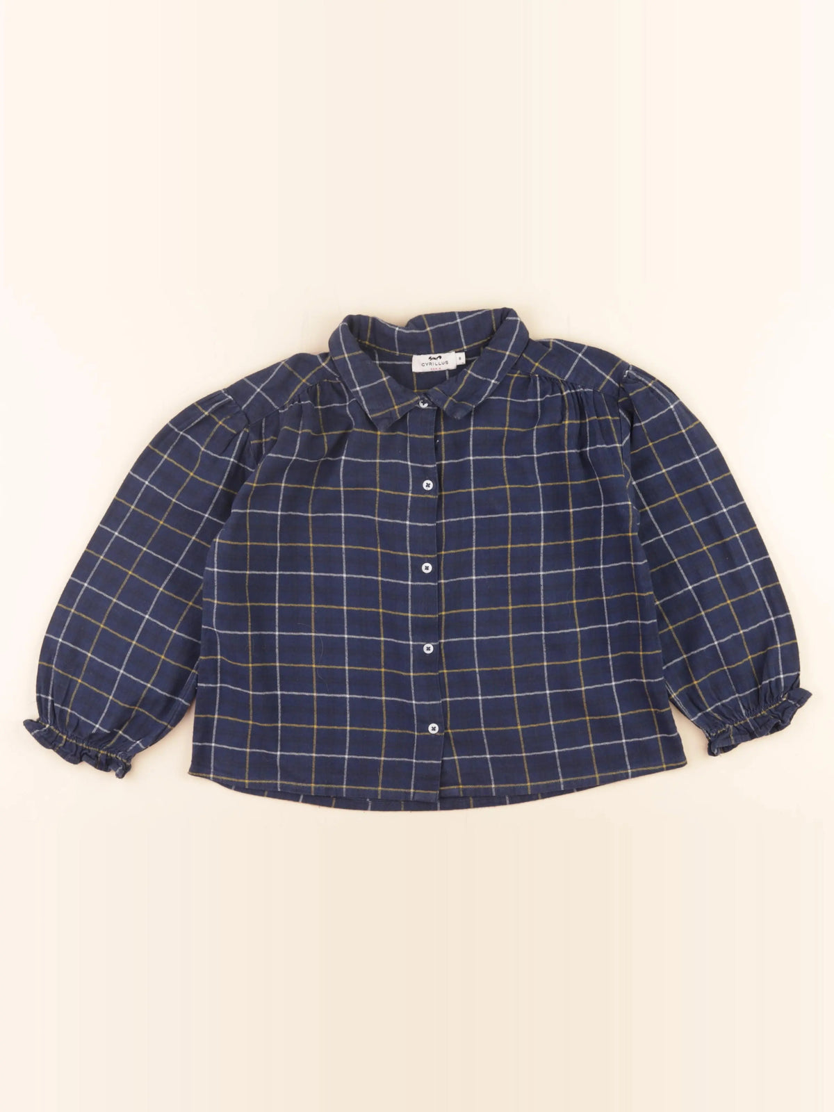 Cyrillus - blouse bleu - 8 ans