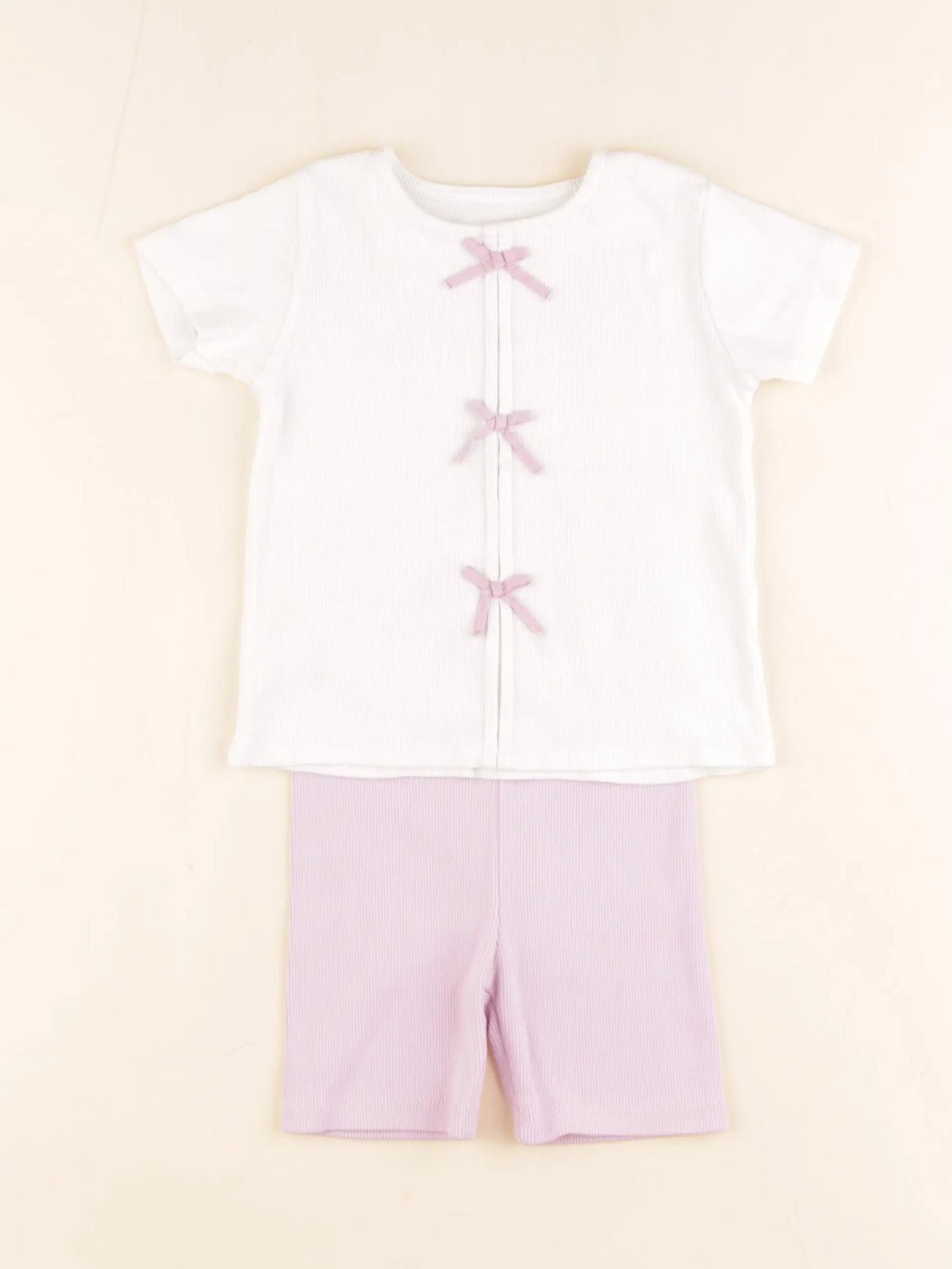Zara - ensemble violet, blanc - 2 ans