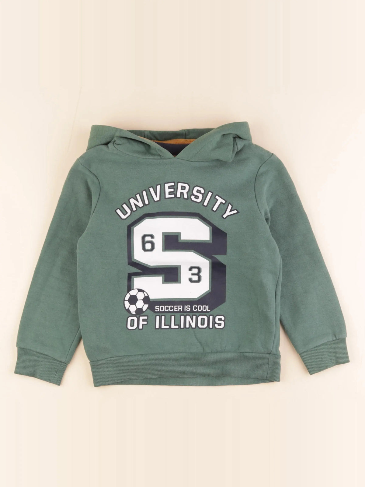 Vertbaudet - sweat vert - 6 ans