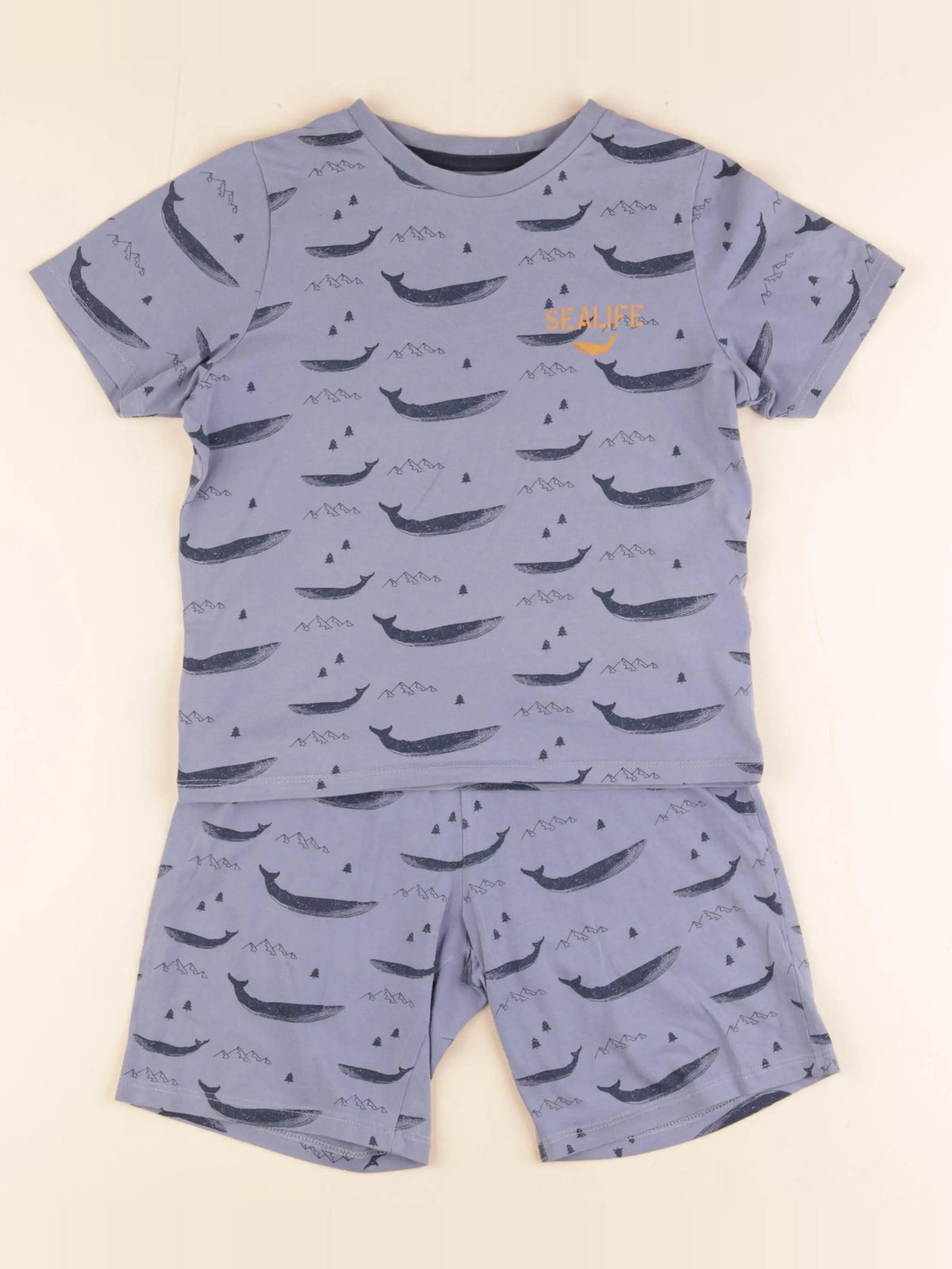Vertbaudet - pyjama coton bleu - 6 ans