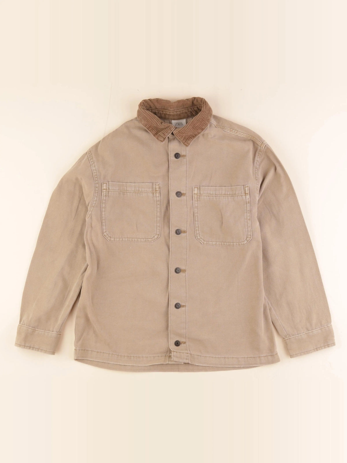Zara - chemise beige - 10 ans