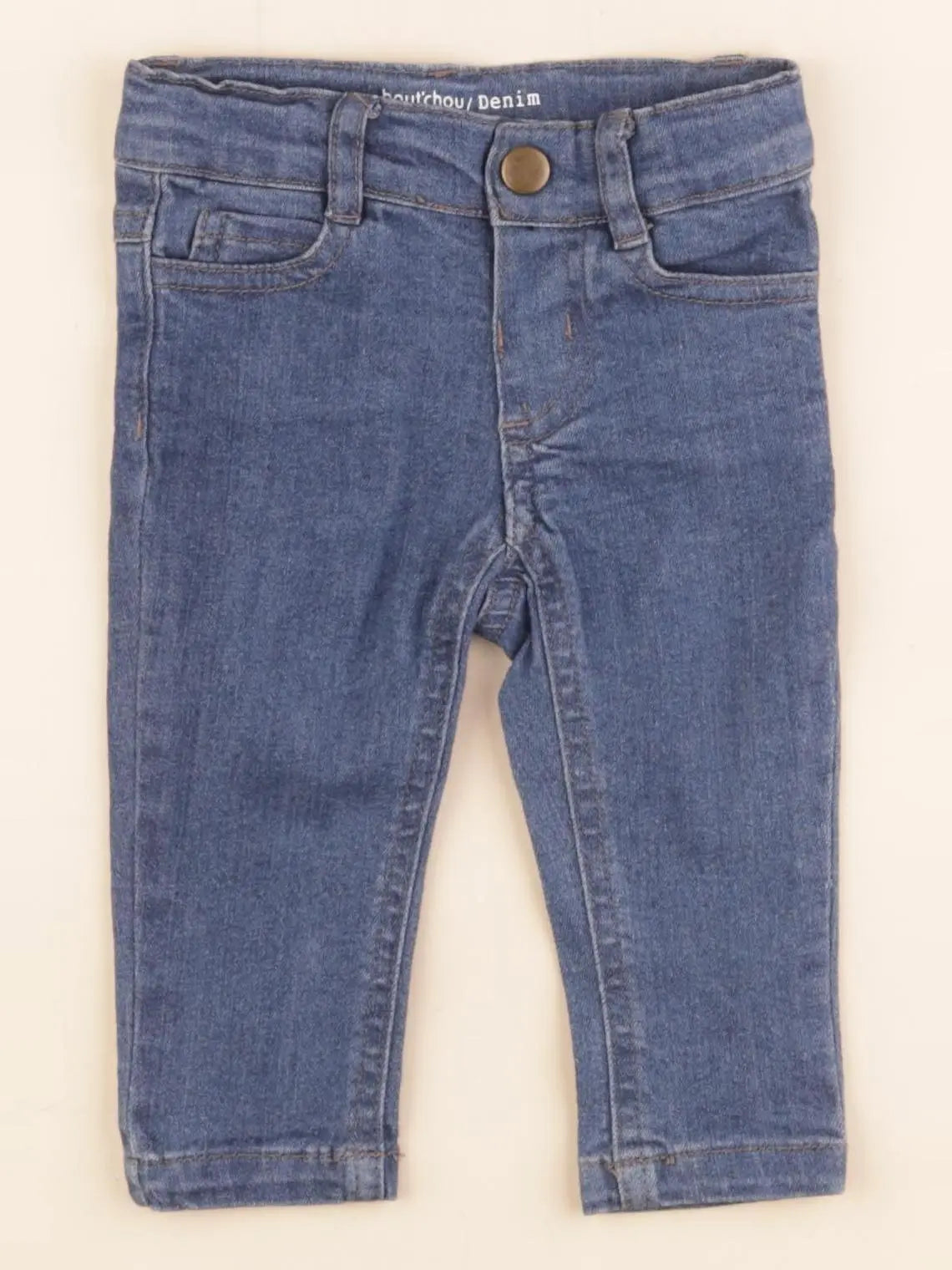 Boutchou - pantalon bleu - 6 mois