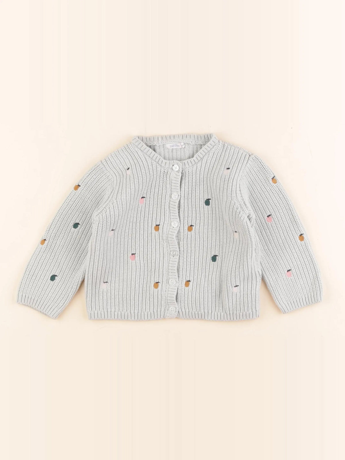Boutchou - gilet vert - 24 mois