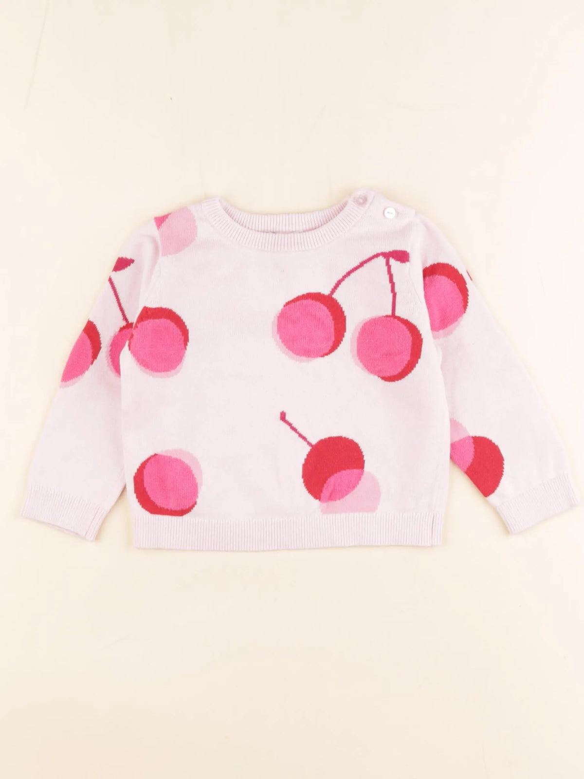 Jacadi - pull rose - 12 mois