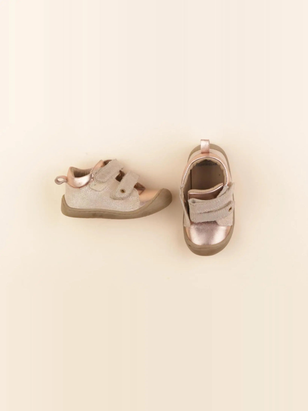 Vertbaudet - bottillons beige, bronze - pointure 21