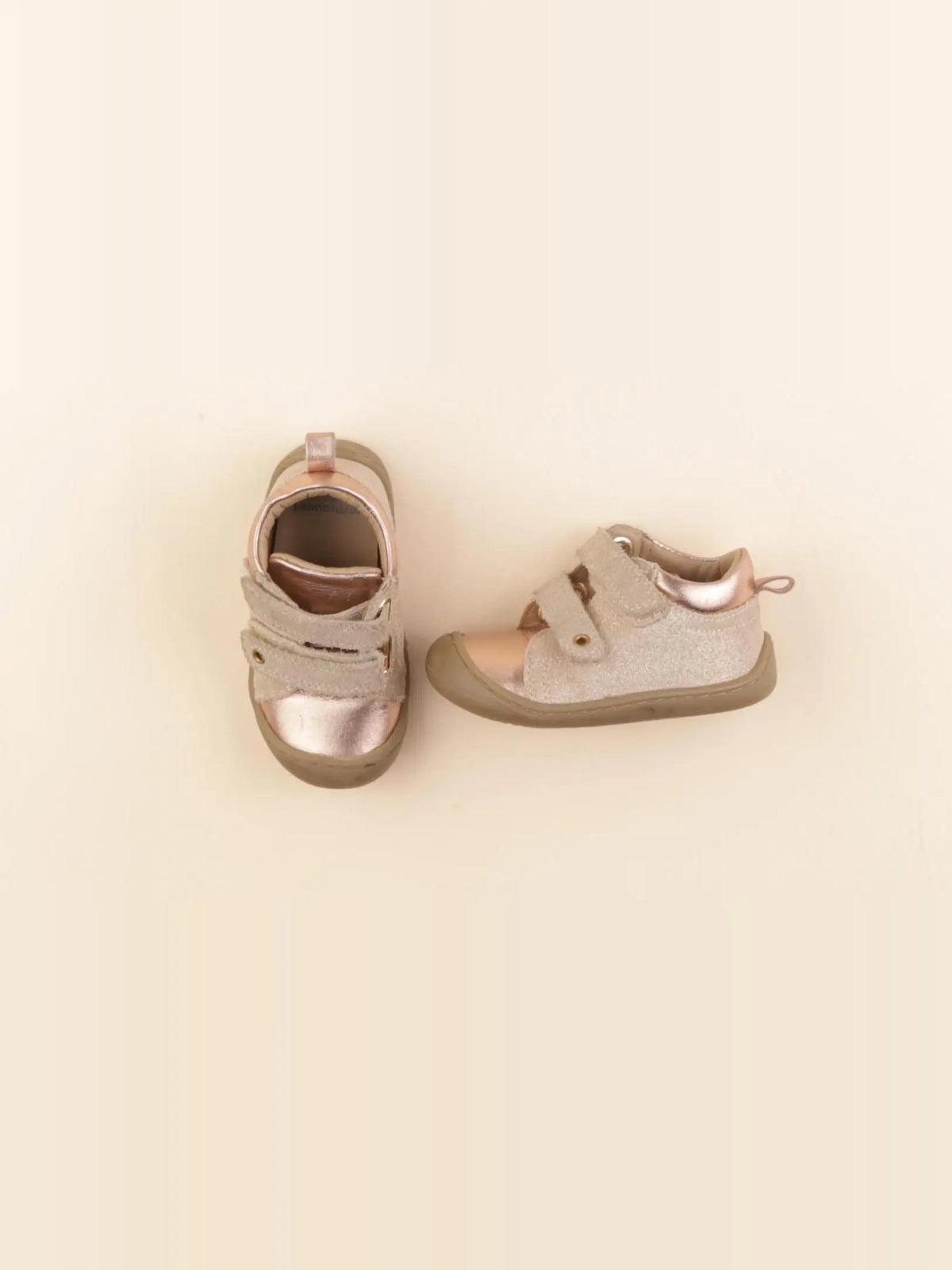 Vertbaudet - bottillons beige, bronze - pointure 21