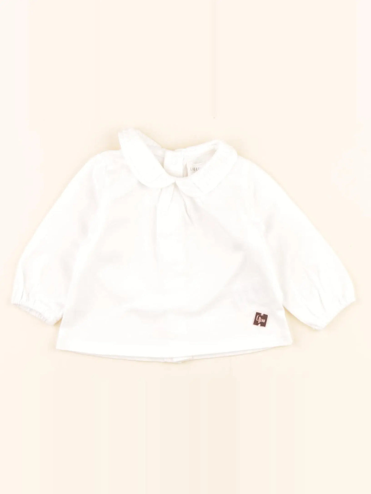 Carrément Beau - tee-shirt blanc - 3 mois