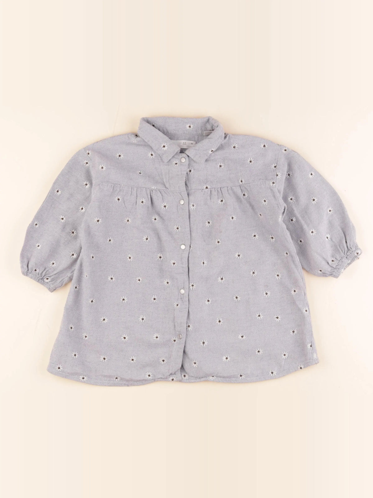 Zara - robe bleu - 2/3 ans