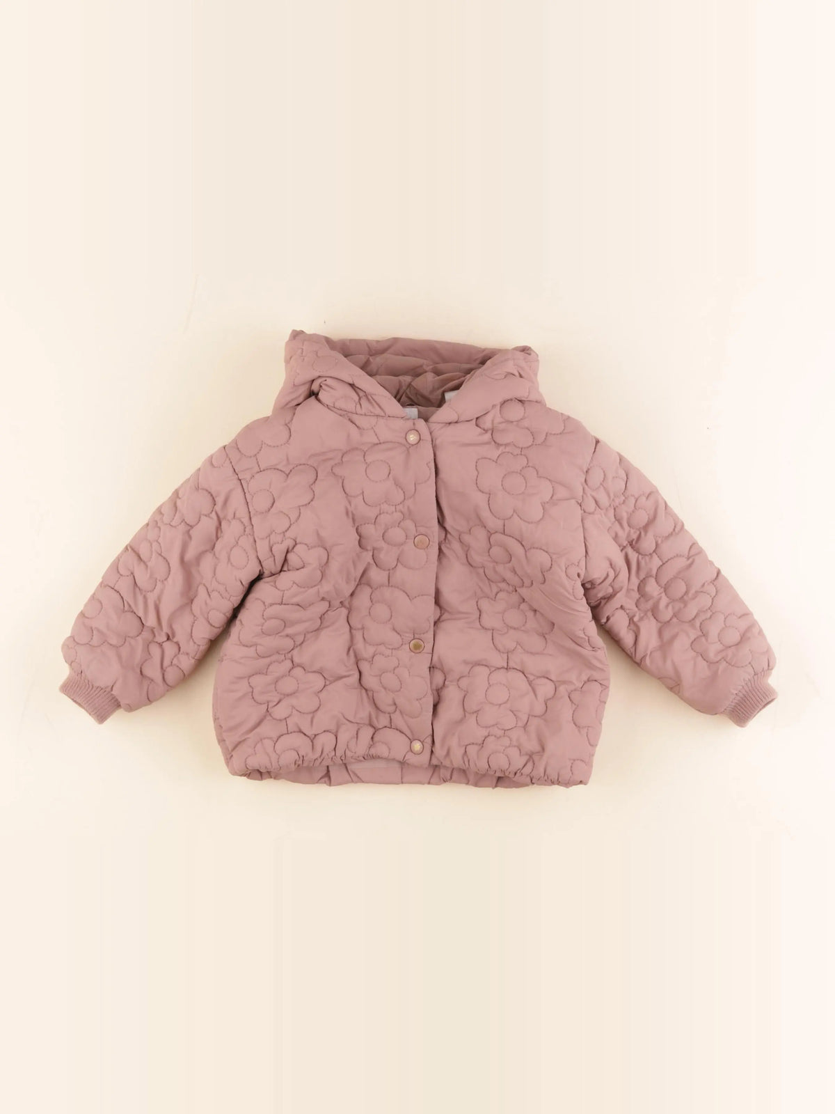Zara - doudoune rose - 12/18 mois
