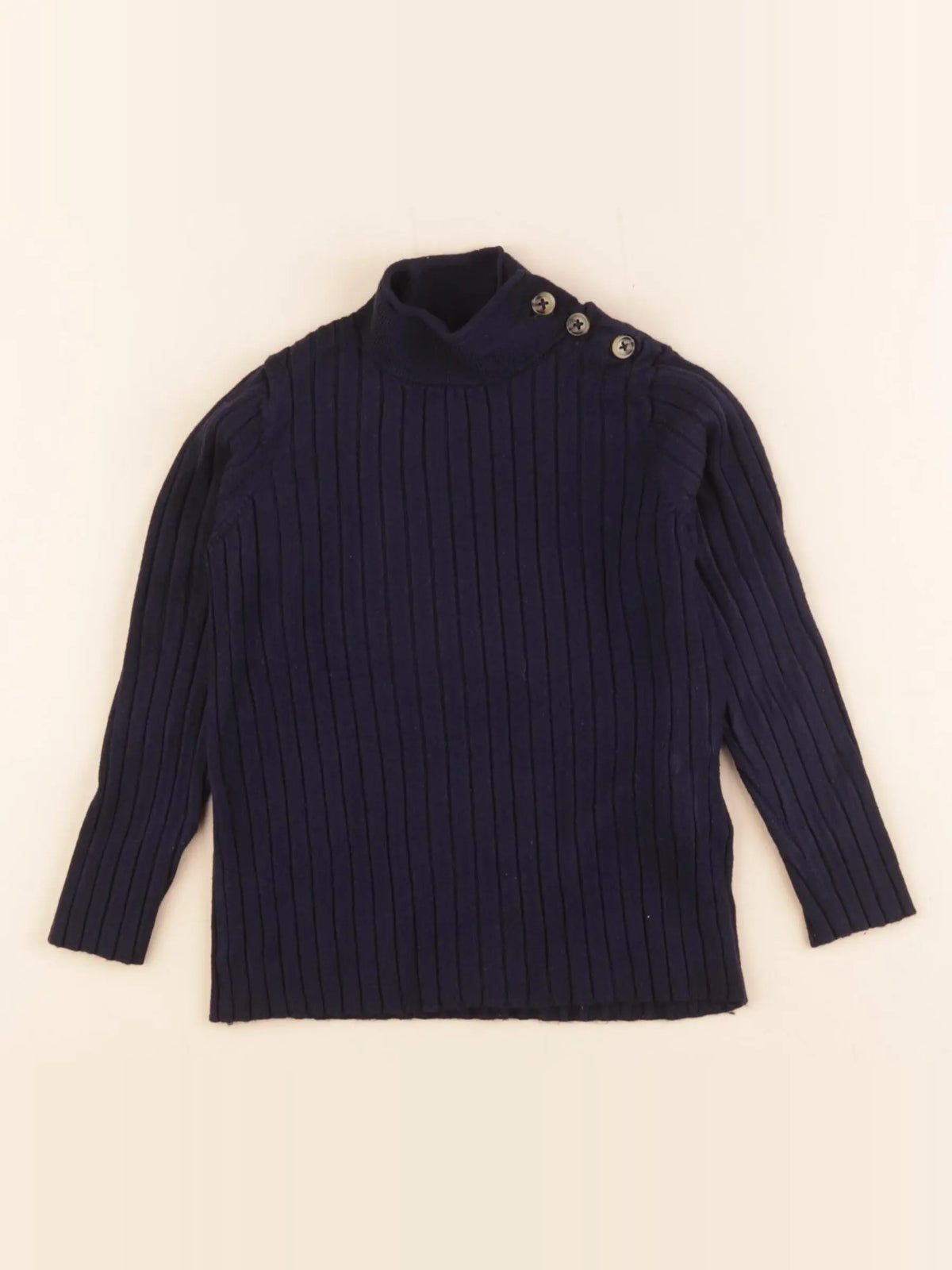 Monoprix - pull bleu - 4 ans