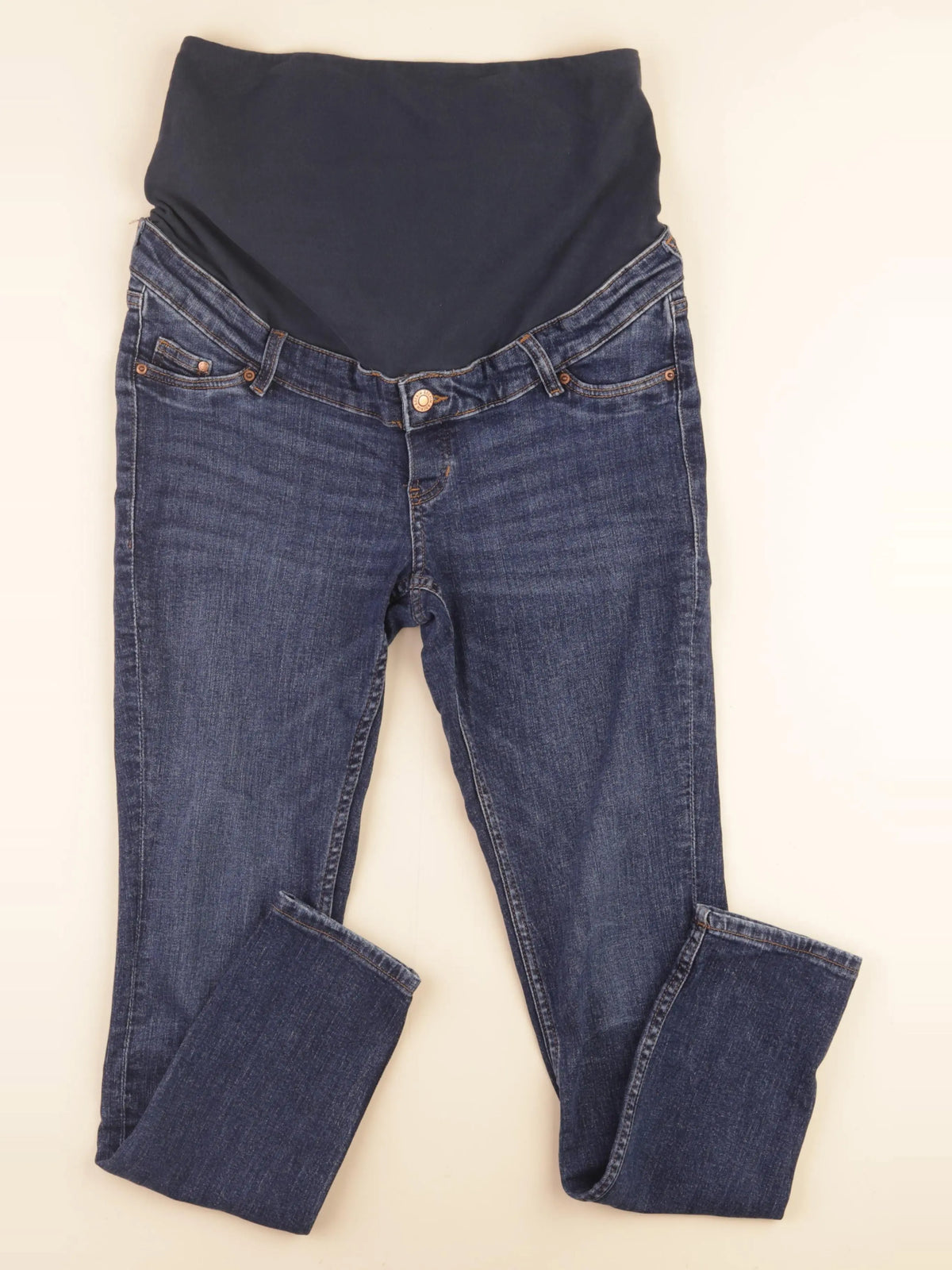 H&M - jean grossesse bleu - 36 à 38