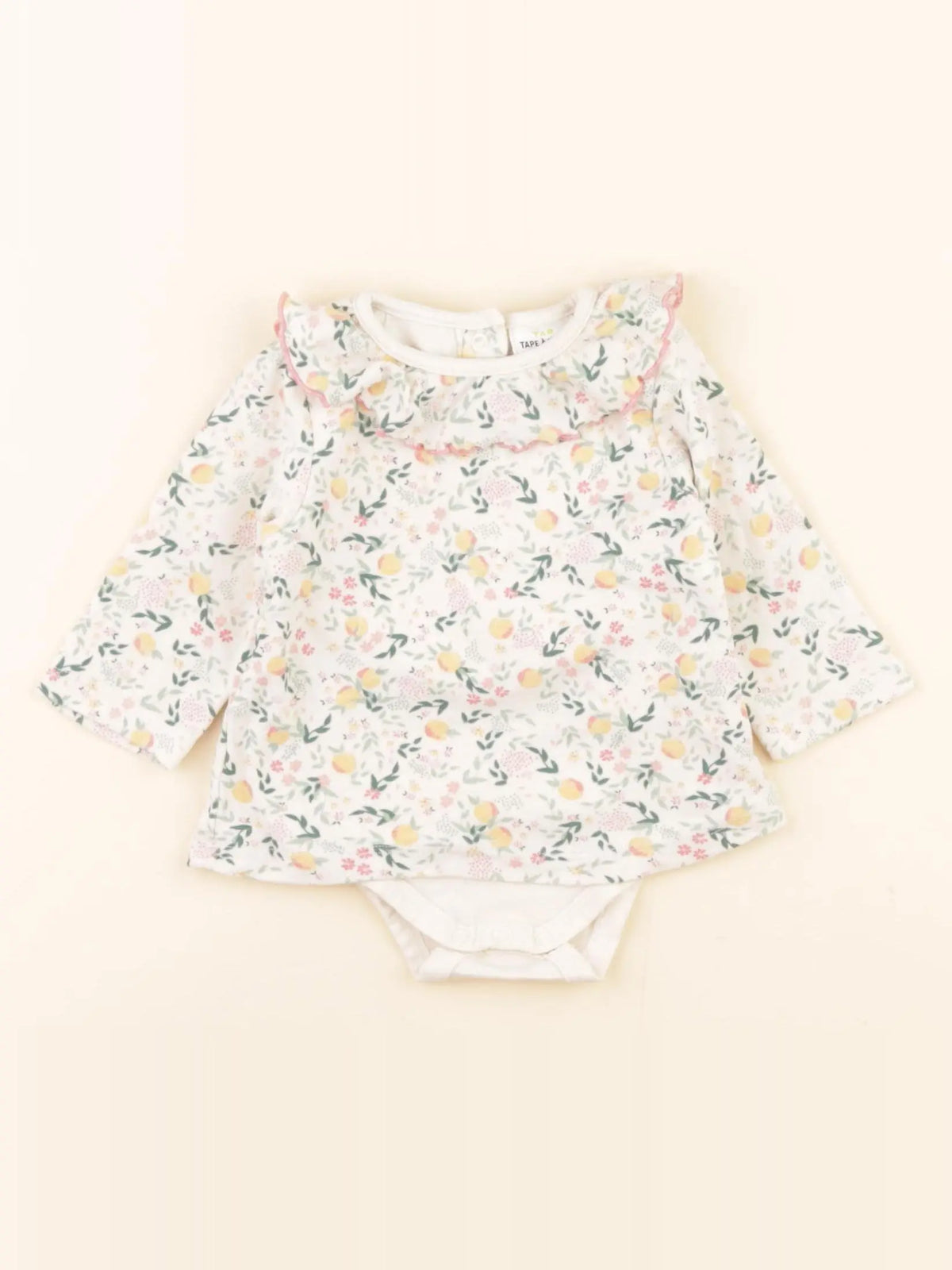 Tape à l'oeil - body tee-shirt beige - 3 mois