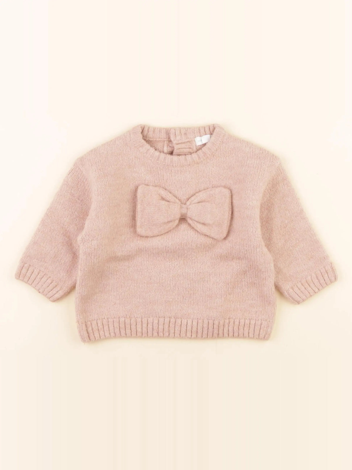 Vertbaudet - pull rose - 6 mois