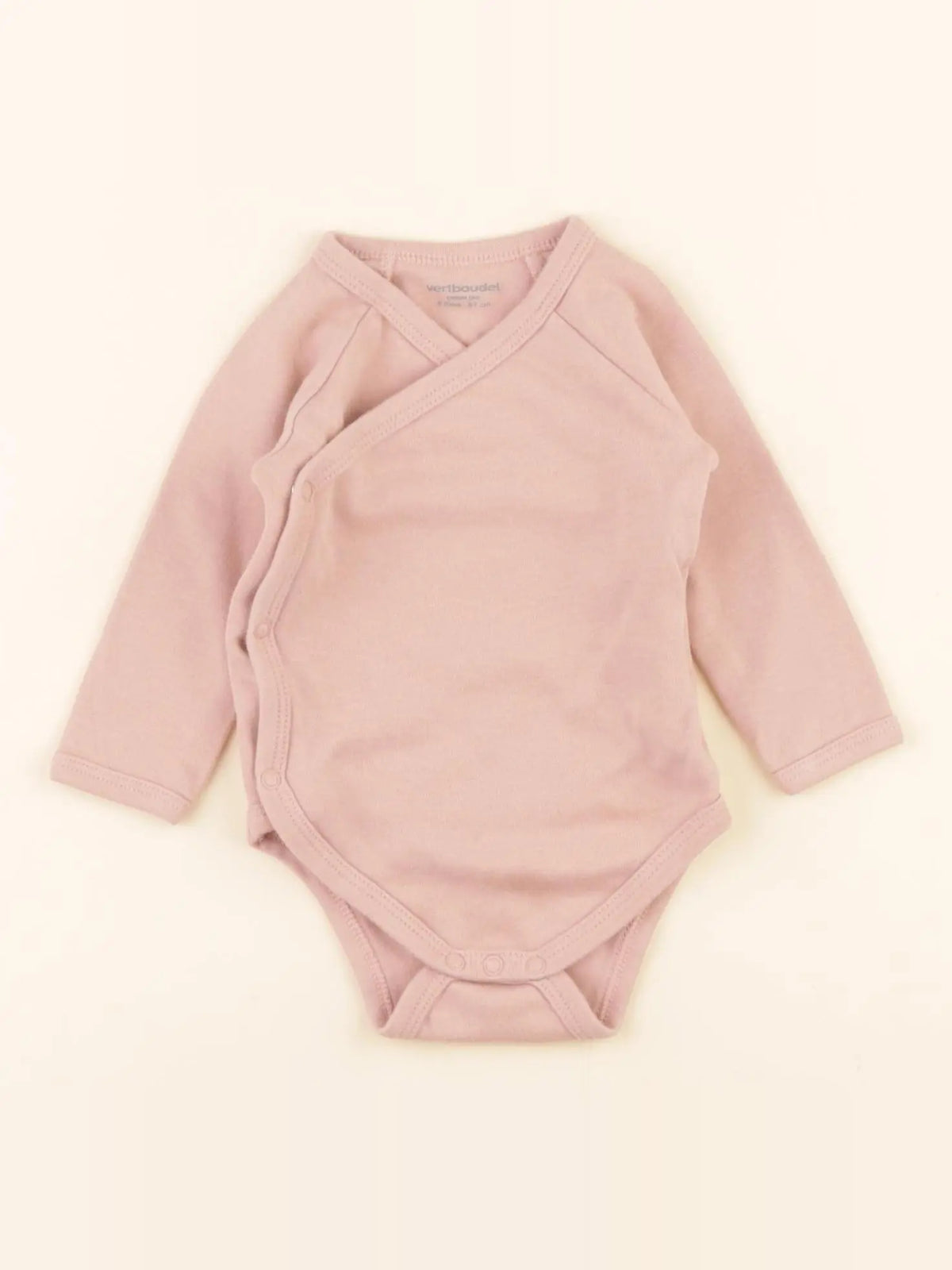 Vertbaudet - body rose - 6 mois