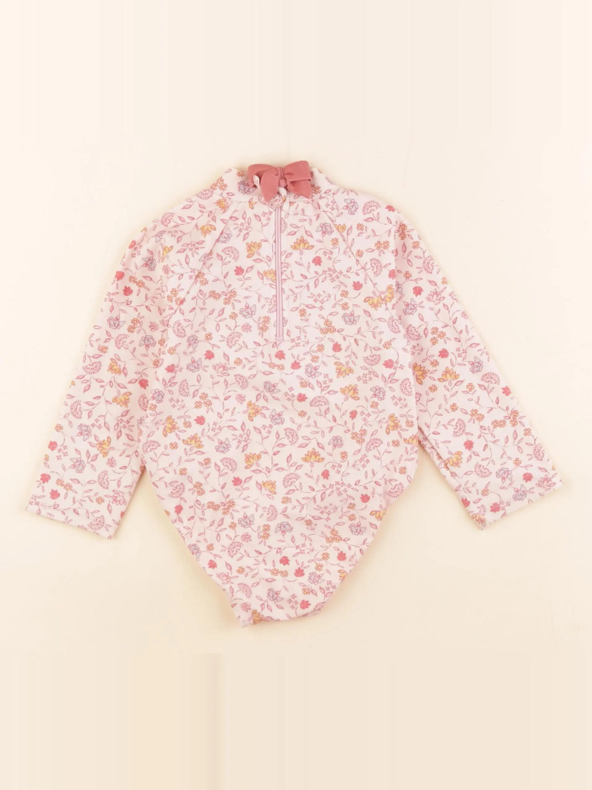 Vertbaudet - combi de bain rose - 12/18 mois