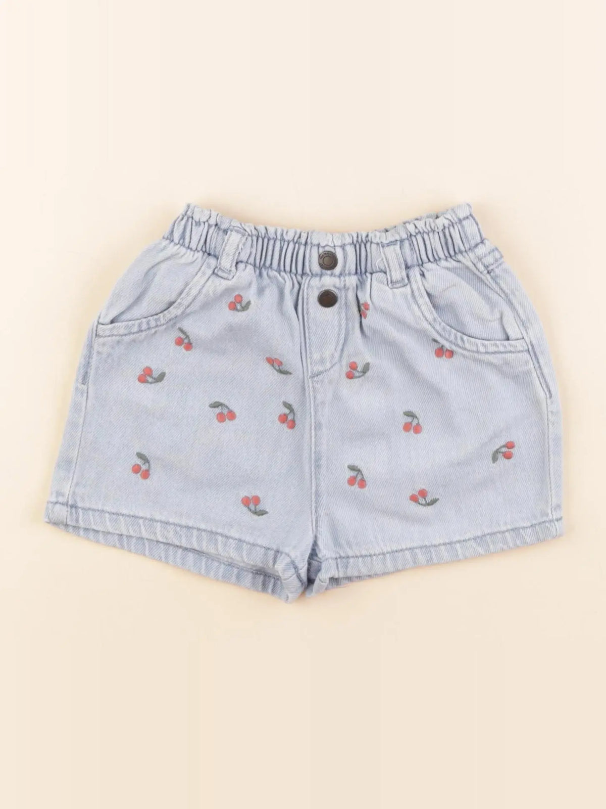 Vertbaudet - short bleu - 12 mois