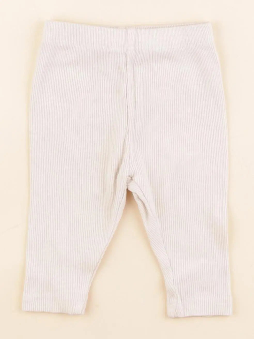 Vertbaudet - legging beige - 3 mois