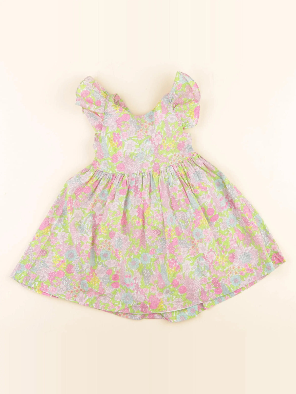 Jacadi - robe liberty multicolore - 24 mois