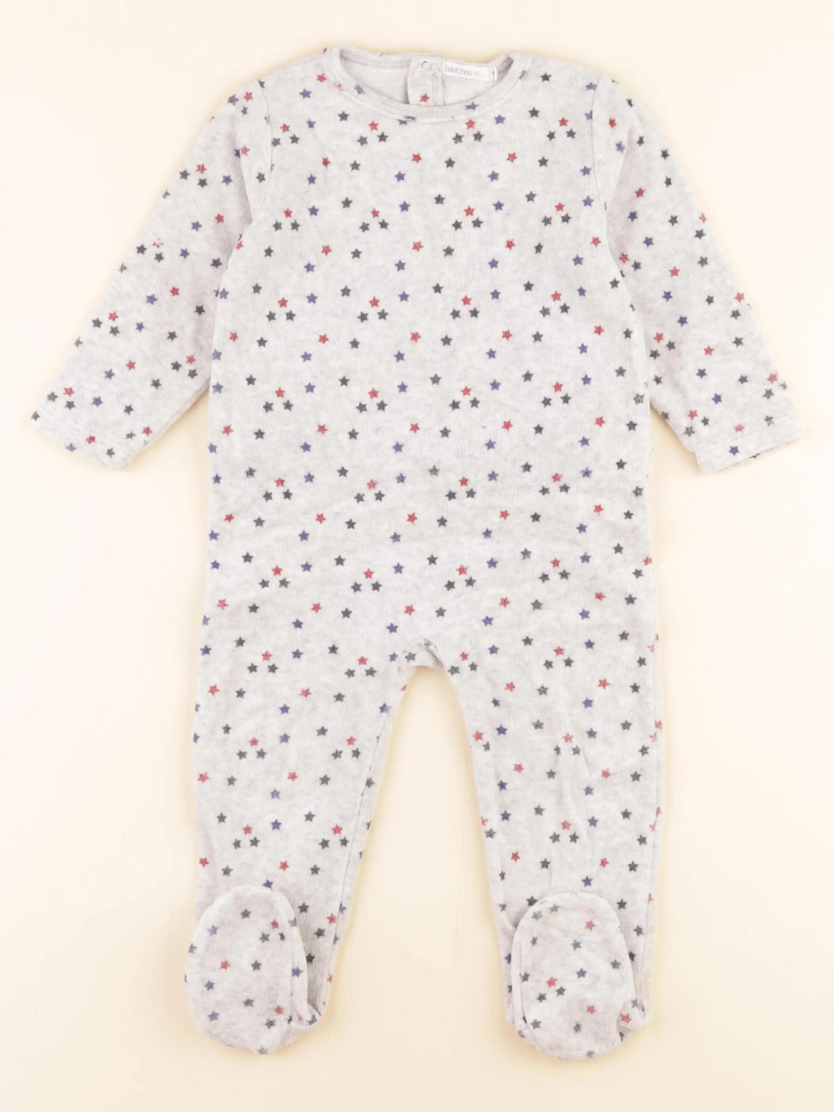 Boutchou - pyjama velours gris - 18 mois