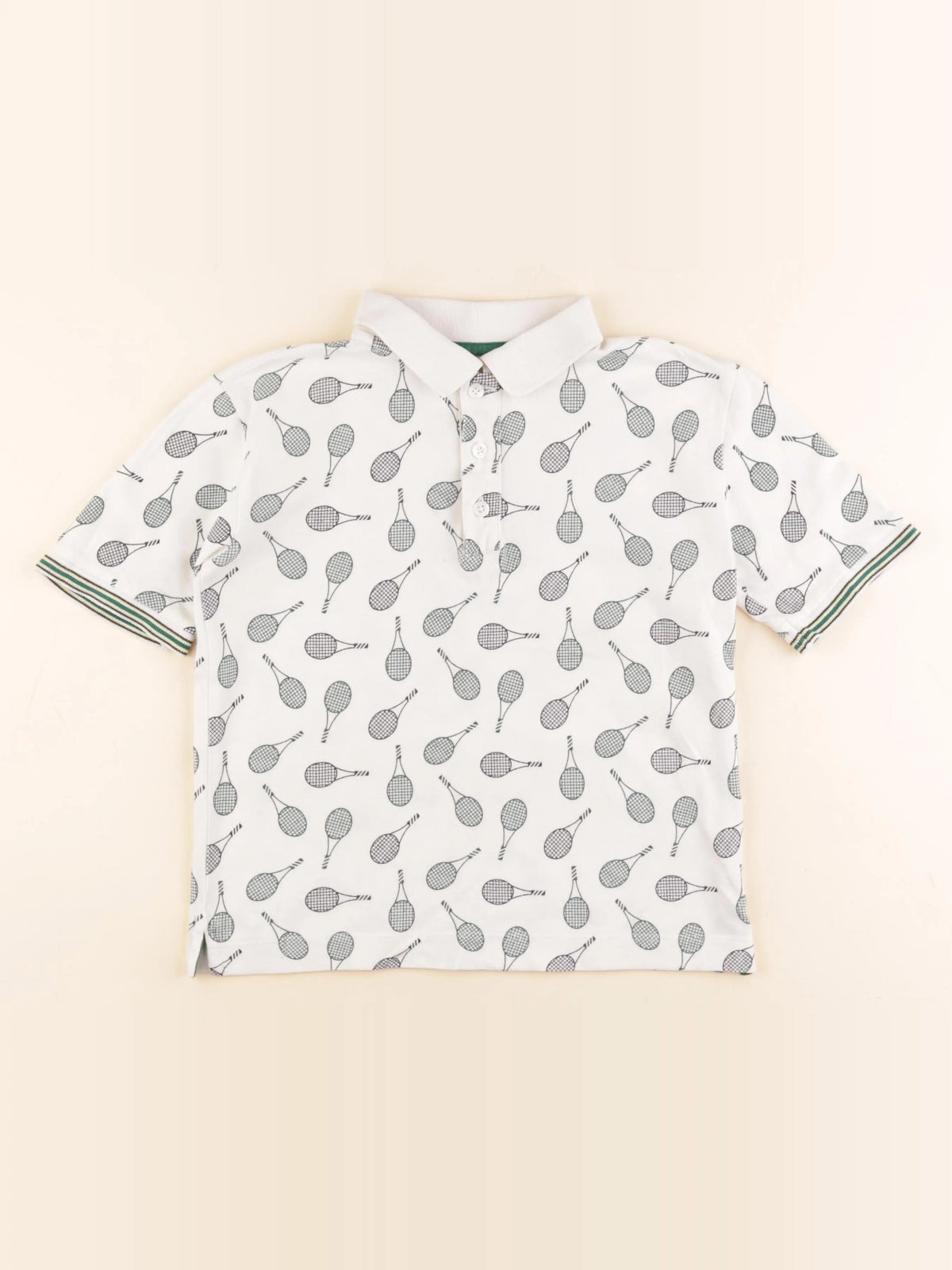 Monoprix - polo vert - 10 ans