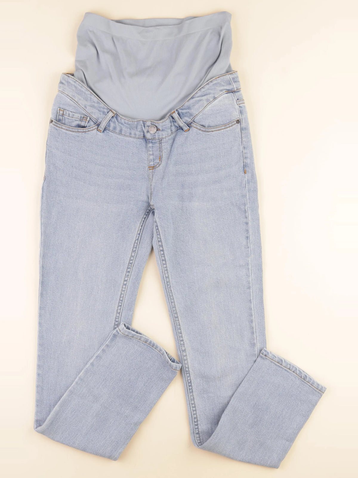 Envie de fraise - jean grossesse bleu - 34
