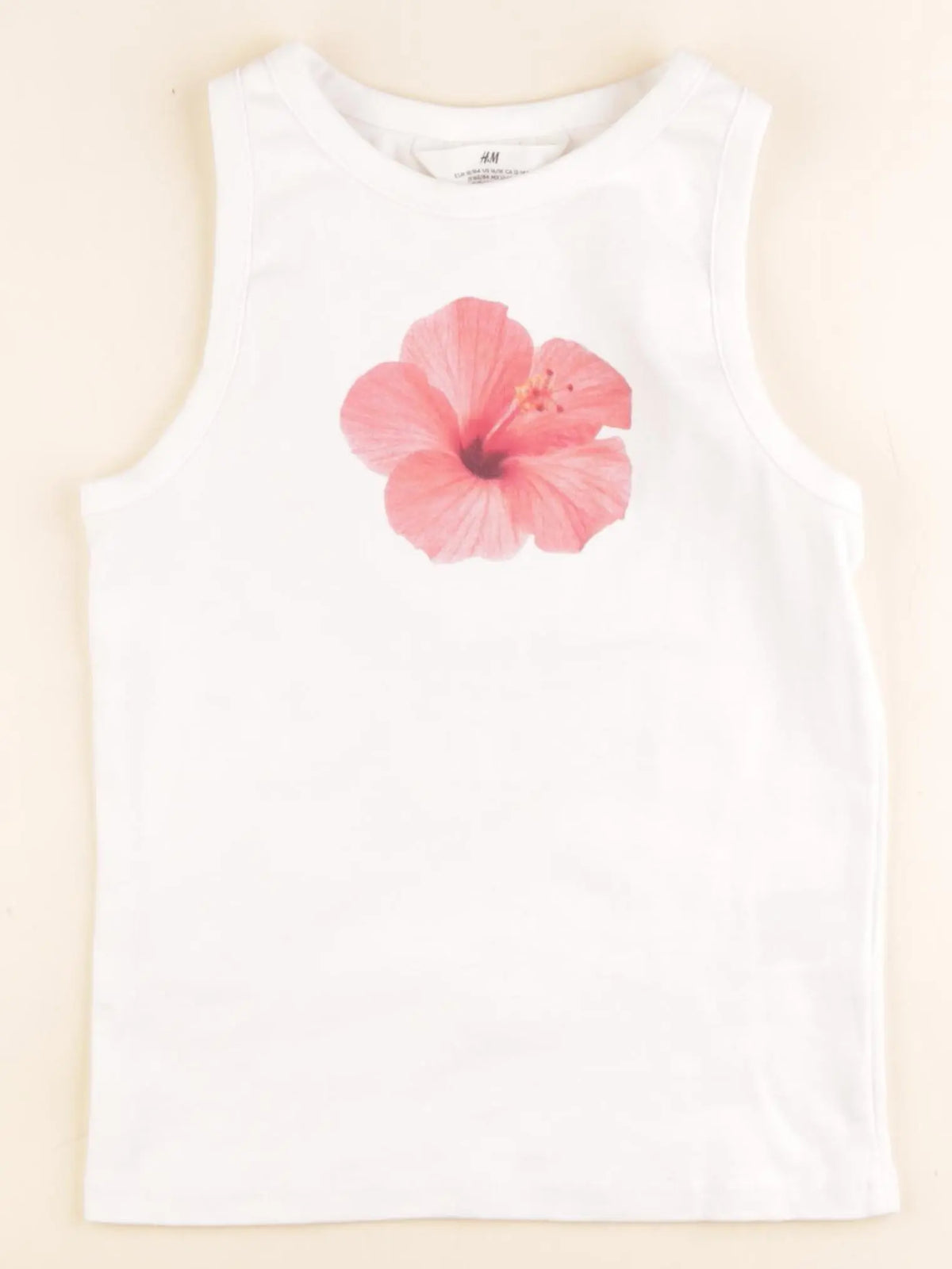 H&M - débardeur blanc - 13/14 ans