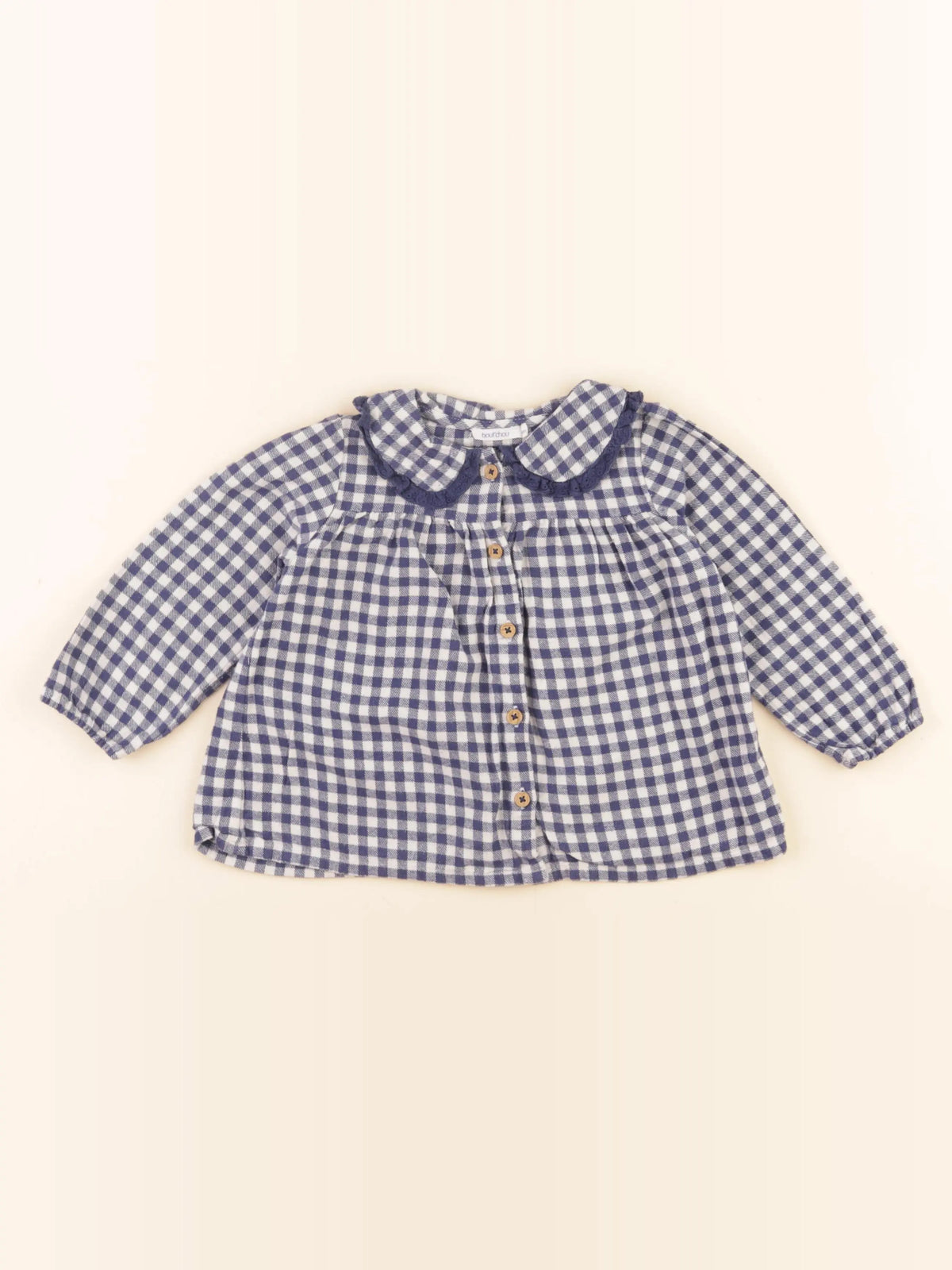 Boutchou - blouse bleu - 24 mois