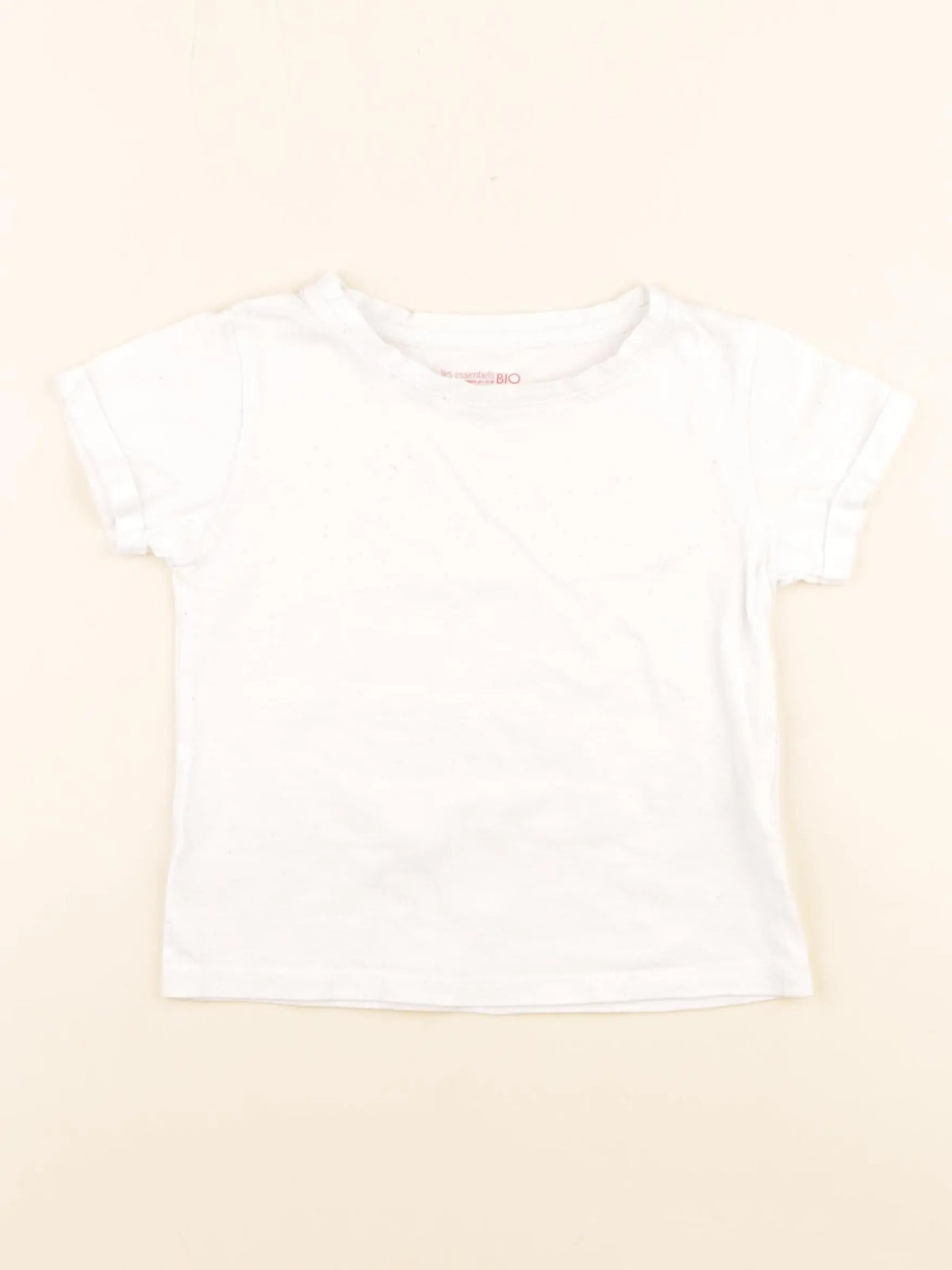 Monoprix - tee-shirt blanc, argent - 3 ans