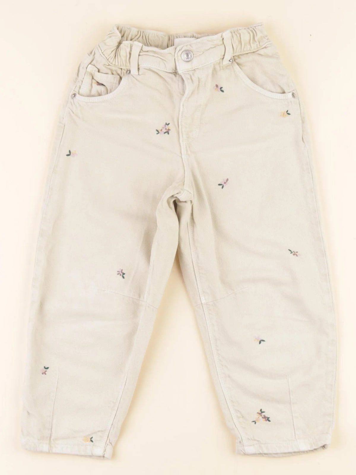 Zara - jean beige - 4/5 ans