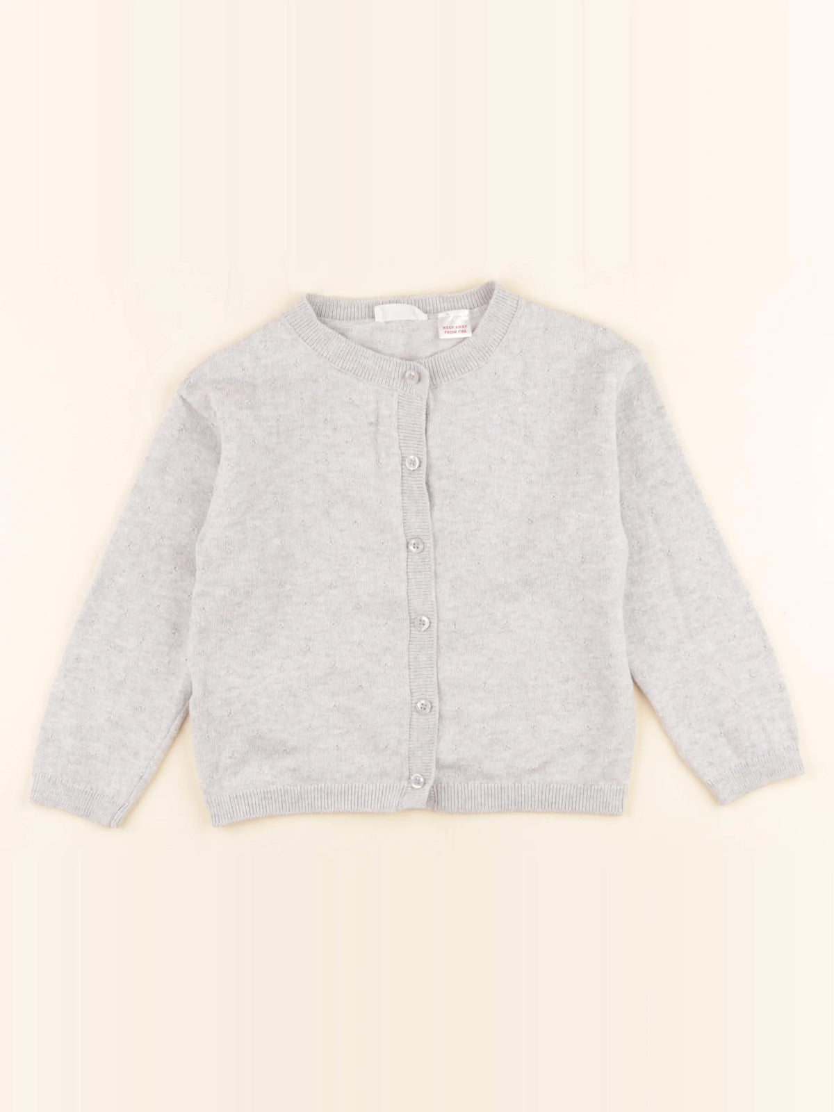 Mango - gilet gris - 4/5 ans