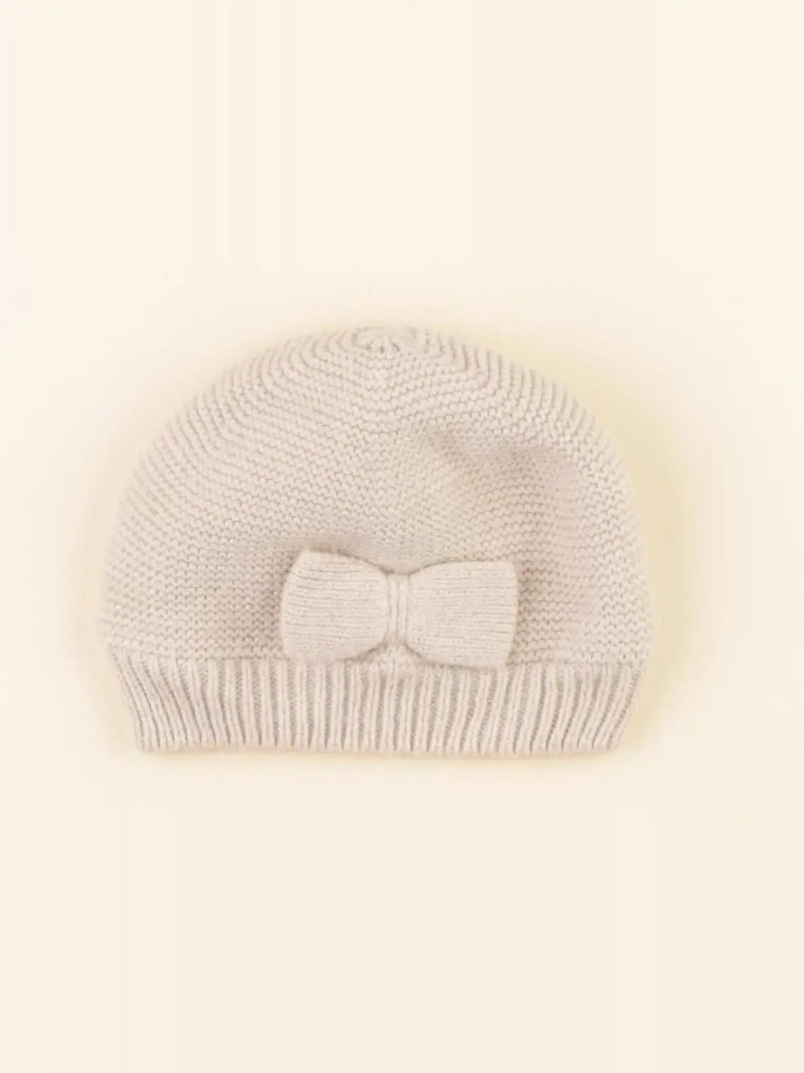 Vertbaudet - bonnet beige, or - 12/18 mois