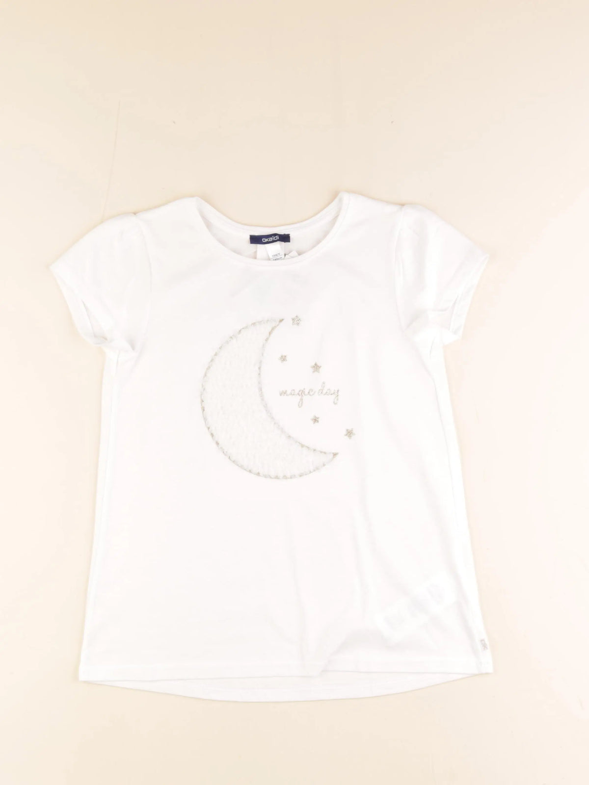 Okaidi - tee-shirt blanc - 10 ans