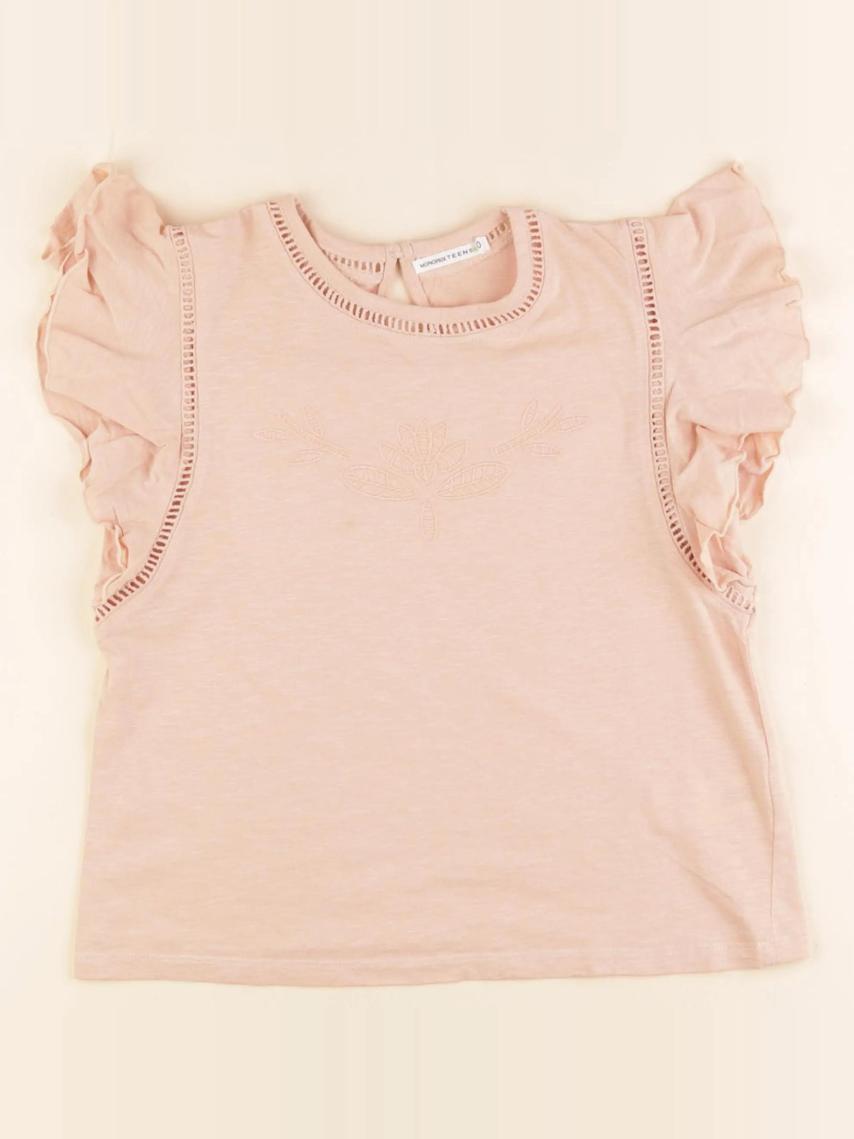Monoprix - tee-shirt orange - 10 ans