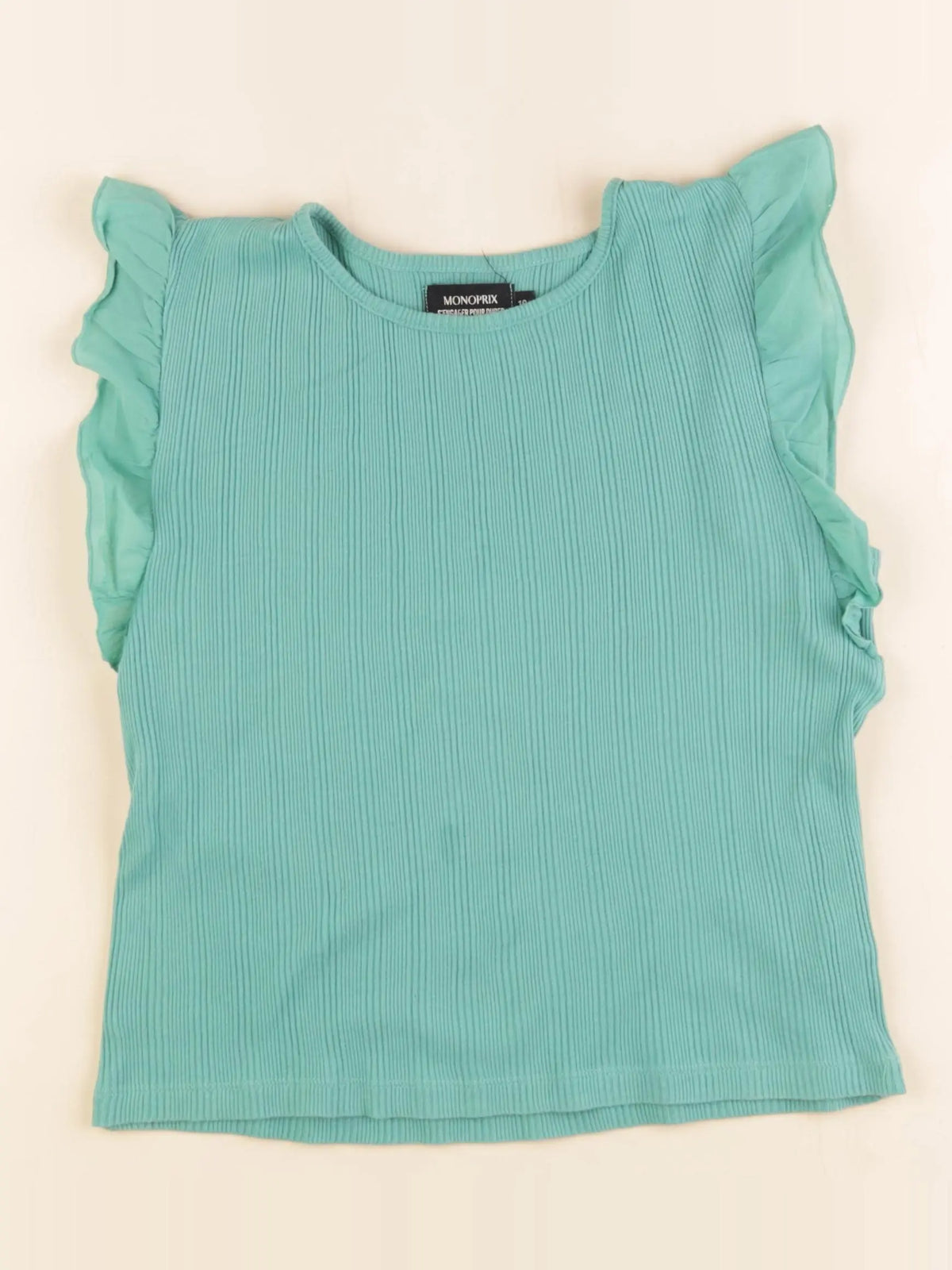 Monoprix - tee-shirt vert - 10 ans