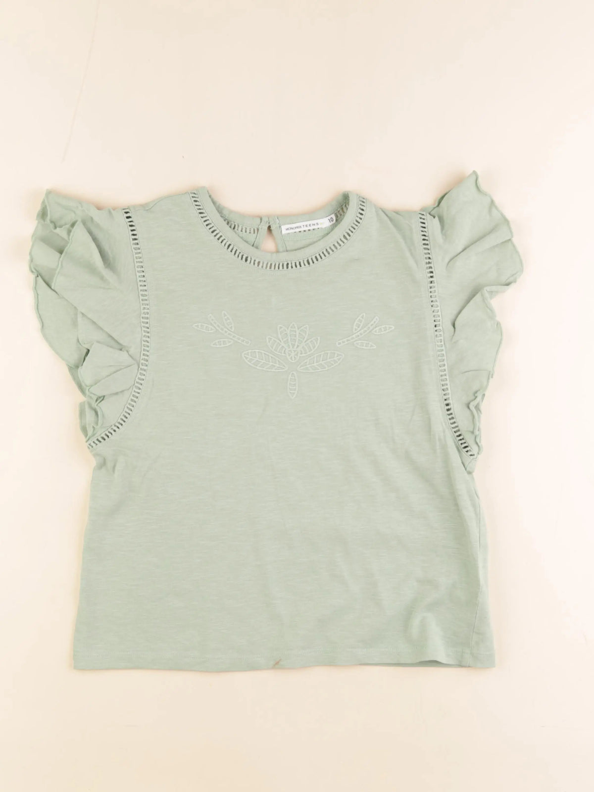Monoprix - tee-shirt vert - 10 ans