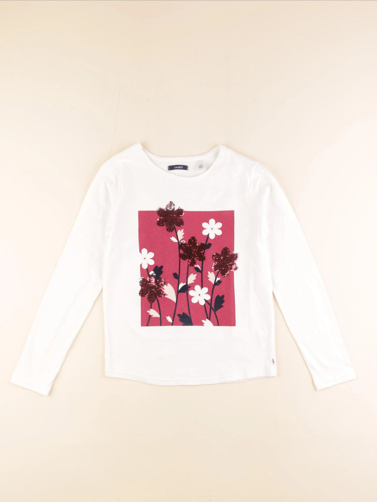 Okaidi - tee-shirt blanc - 10 ans