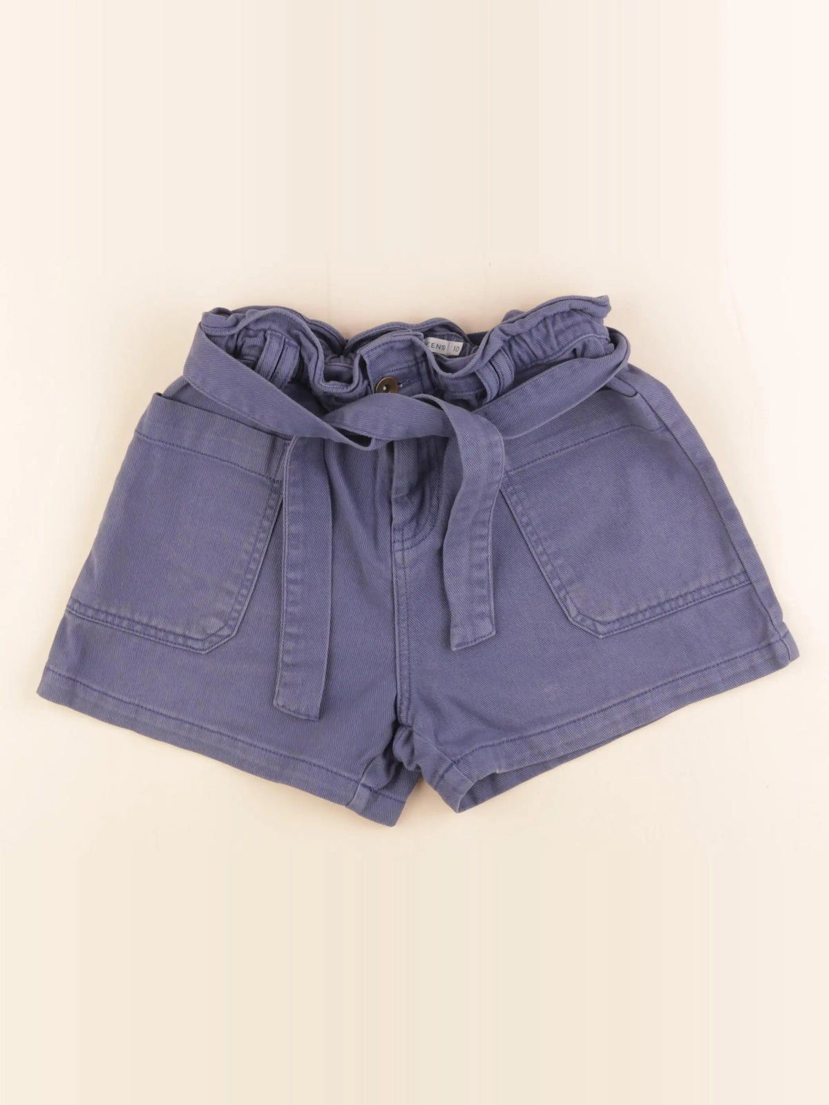 Monoprix - short bleu - 10 ans
