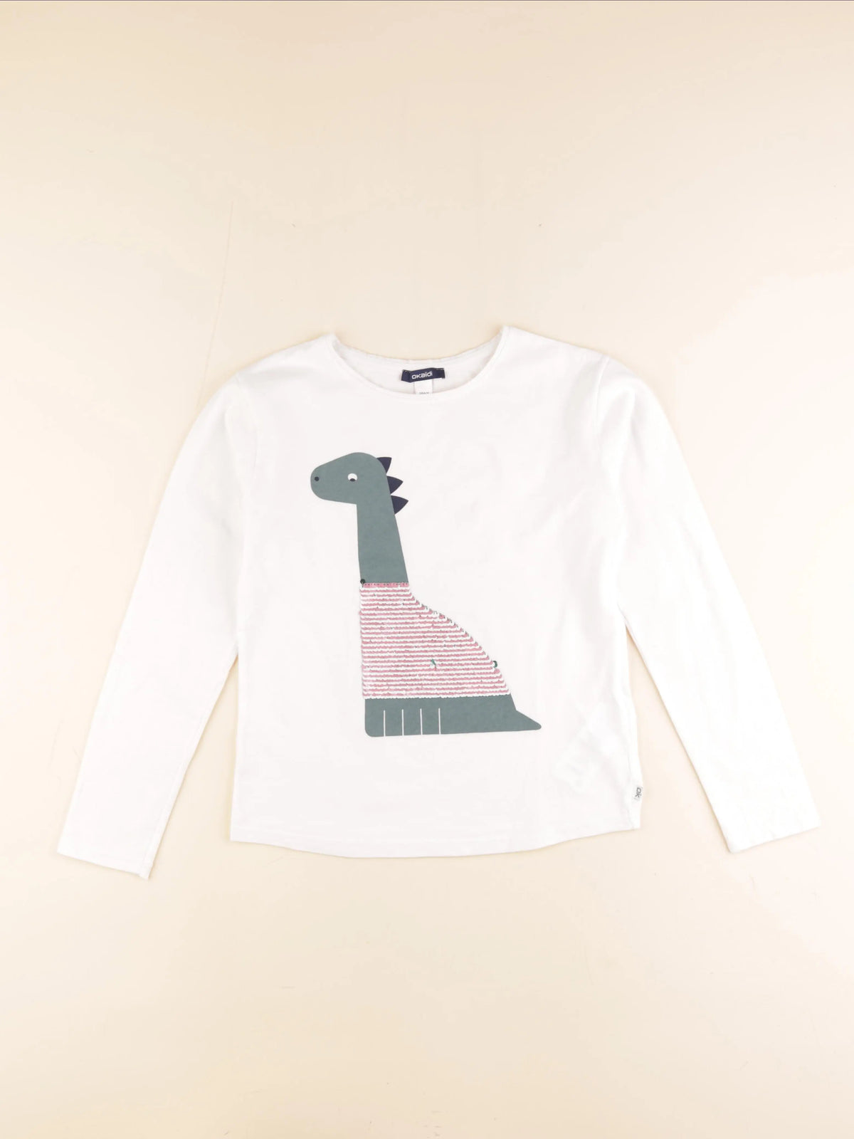 Okaidi - tee-shirt blanc - 10 ans