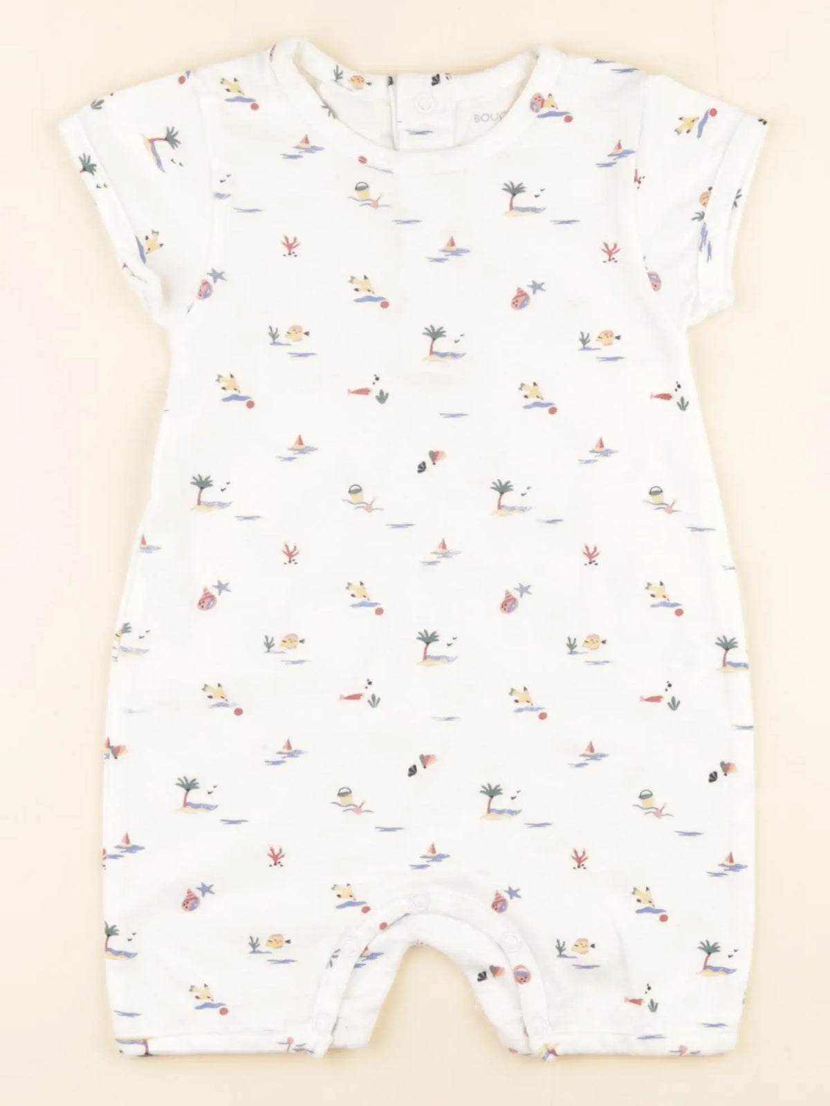 Bouchara - pyjama coton blanc - 9 mois