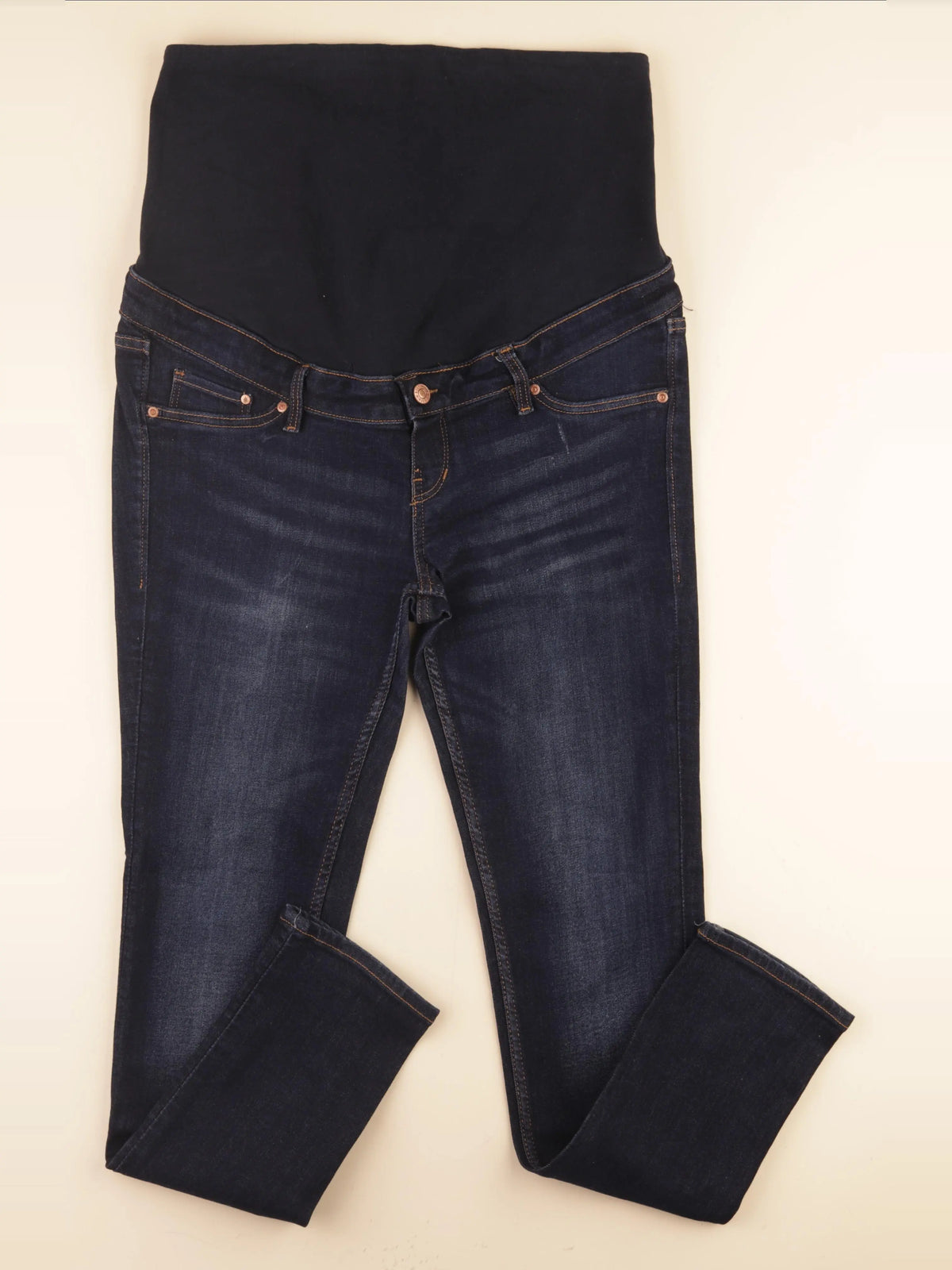 H&M - jean grossesse bleu - 44