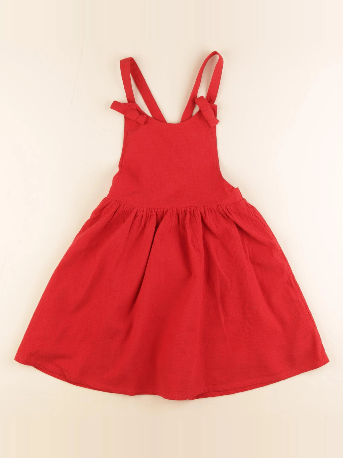 Monoprix - robe rouge - 8 ans