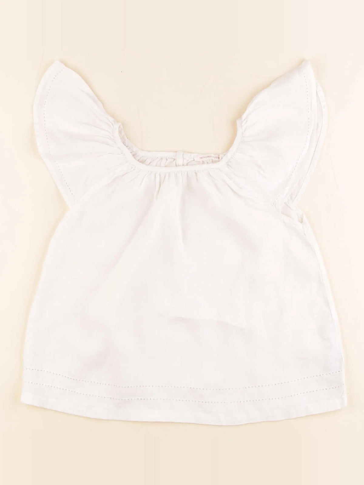 Monoprix - blouse blanc - 5 ans