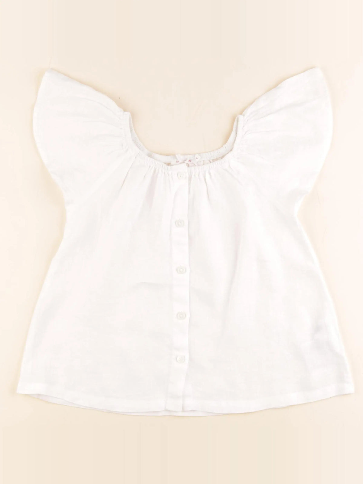 Monoprix - blouse blanc - 8 ans
